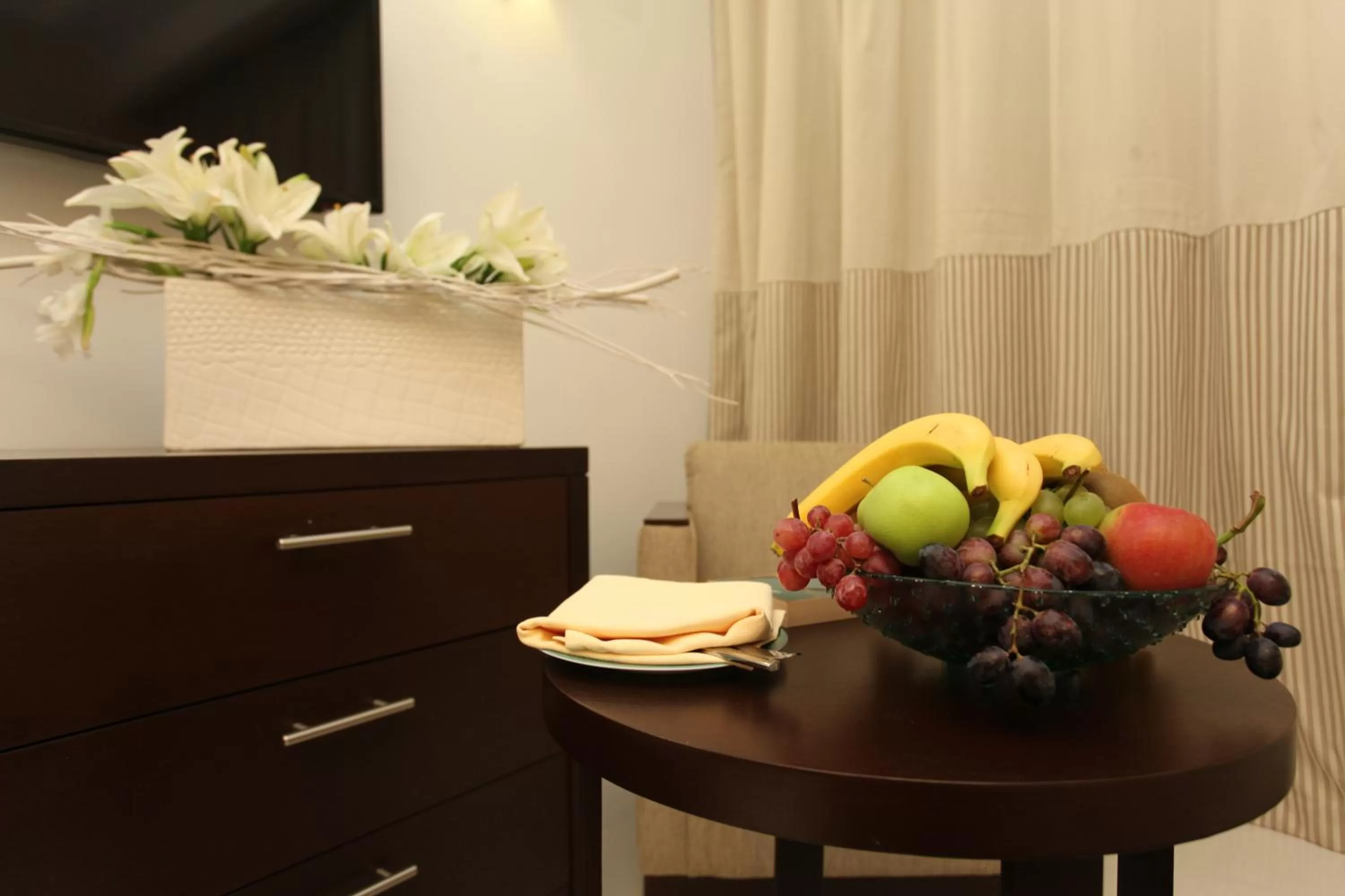 Seating area in Le Corail Suites Hotel