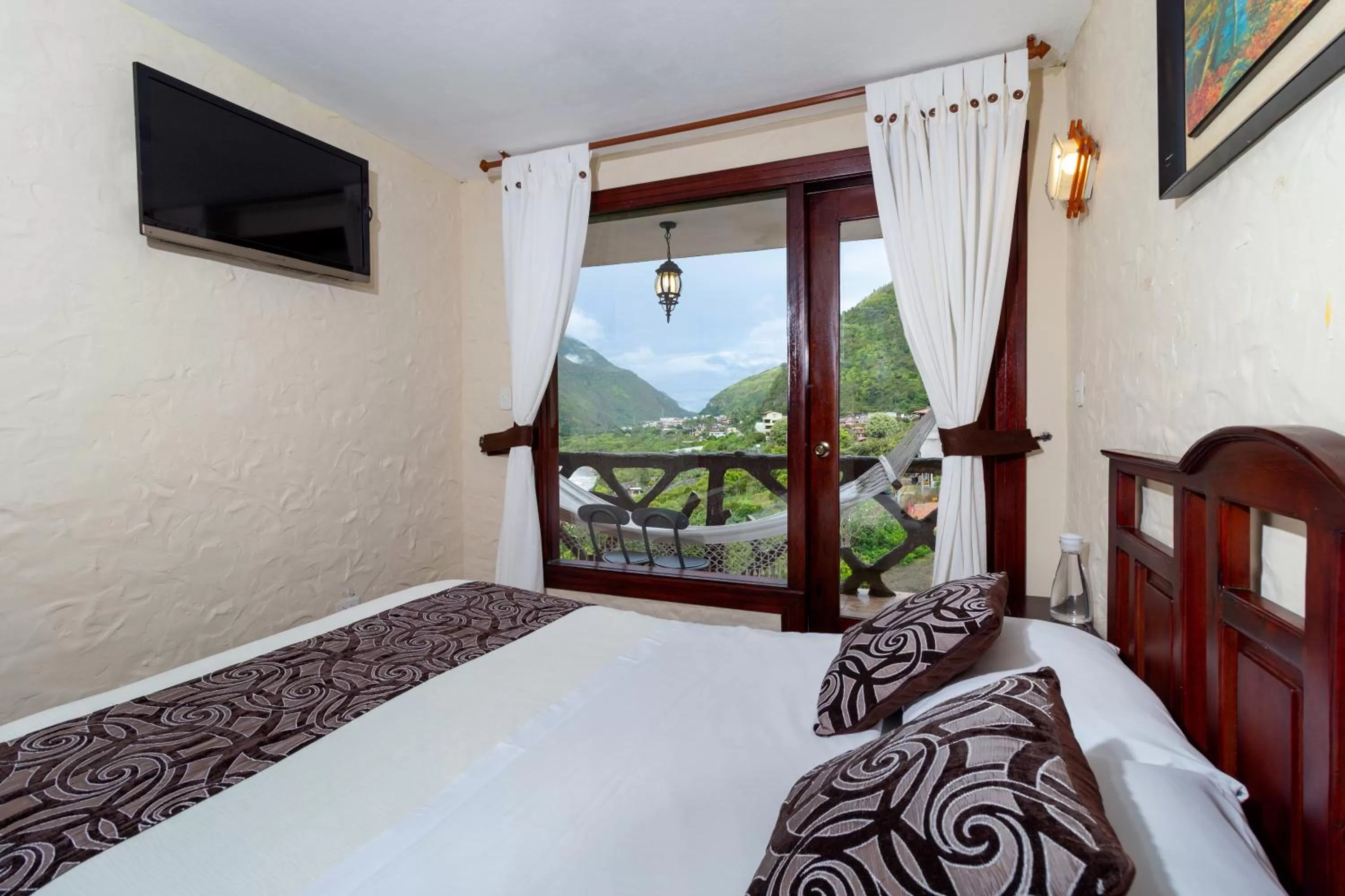 Balcony/Terrace, Bed in Aldea Real Eco Friendly