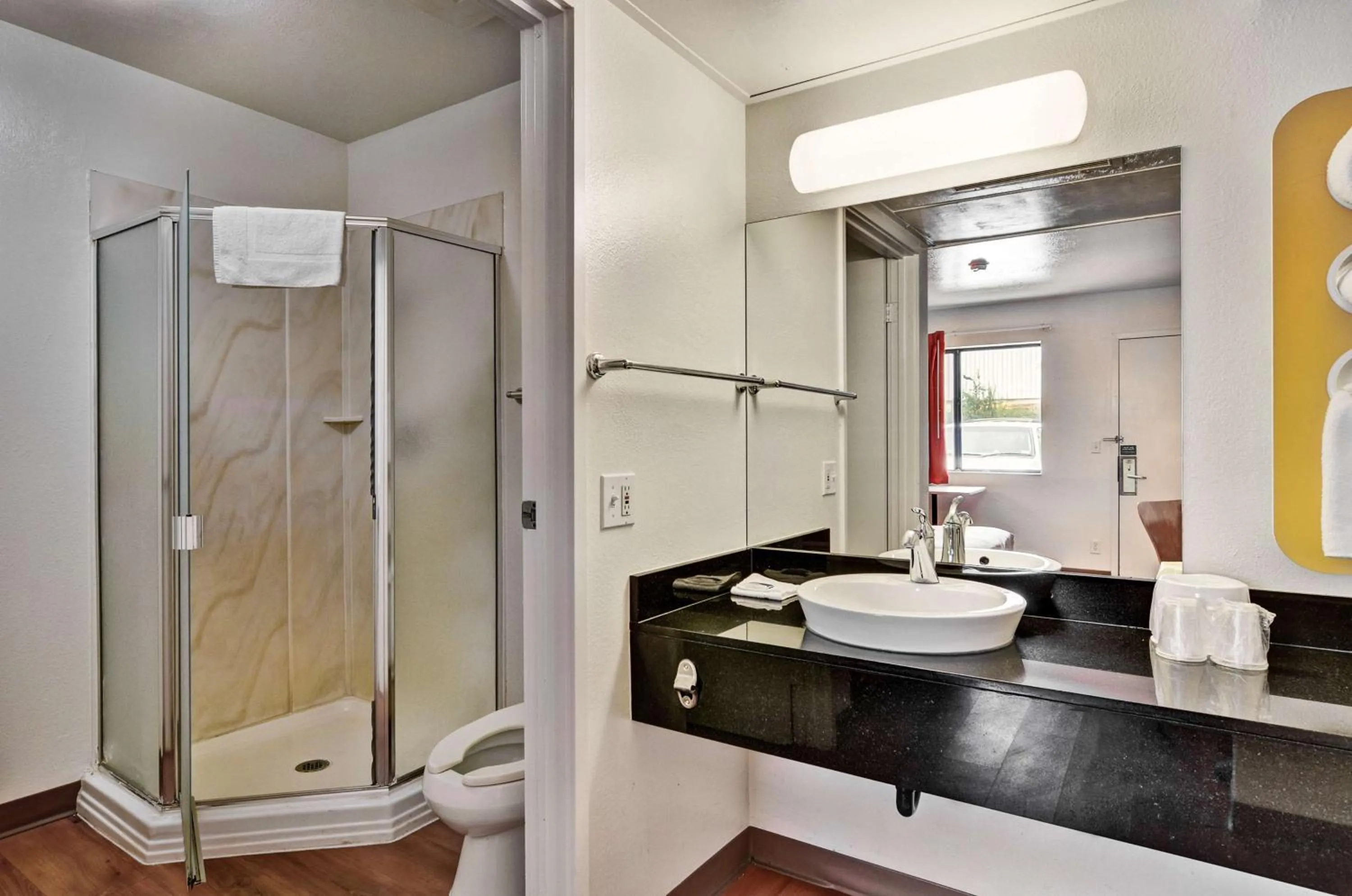 Bathroom in Motel 6-Pittsburgh, PA - Crafton