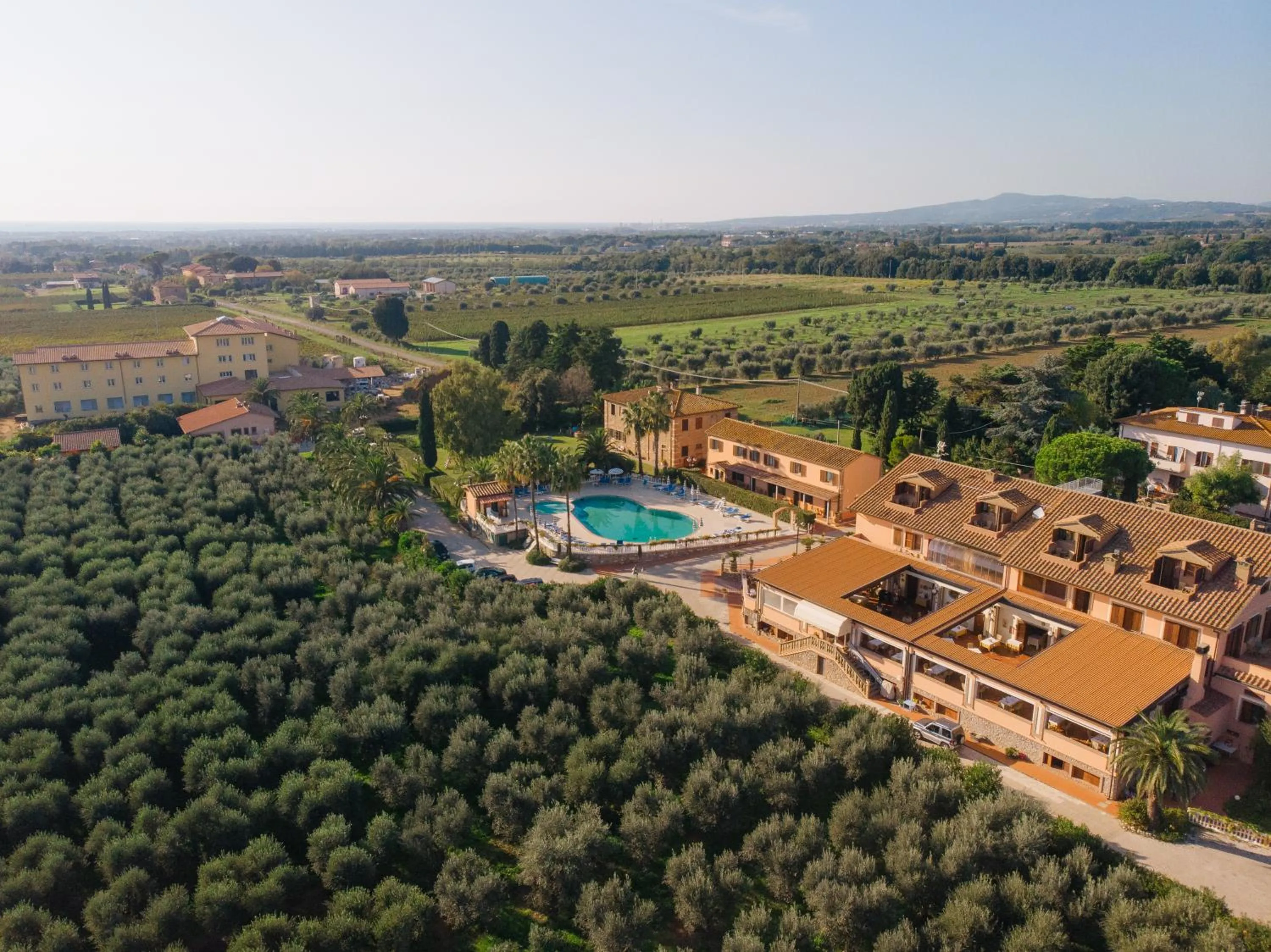 Bird's eye view in Agrihotel Elisabetta