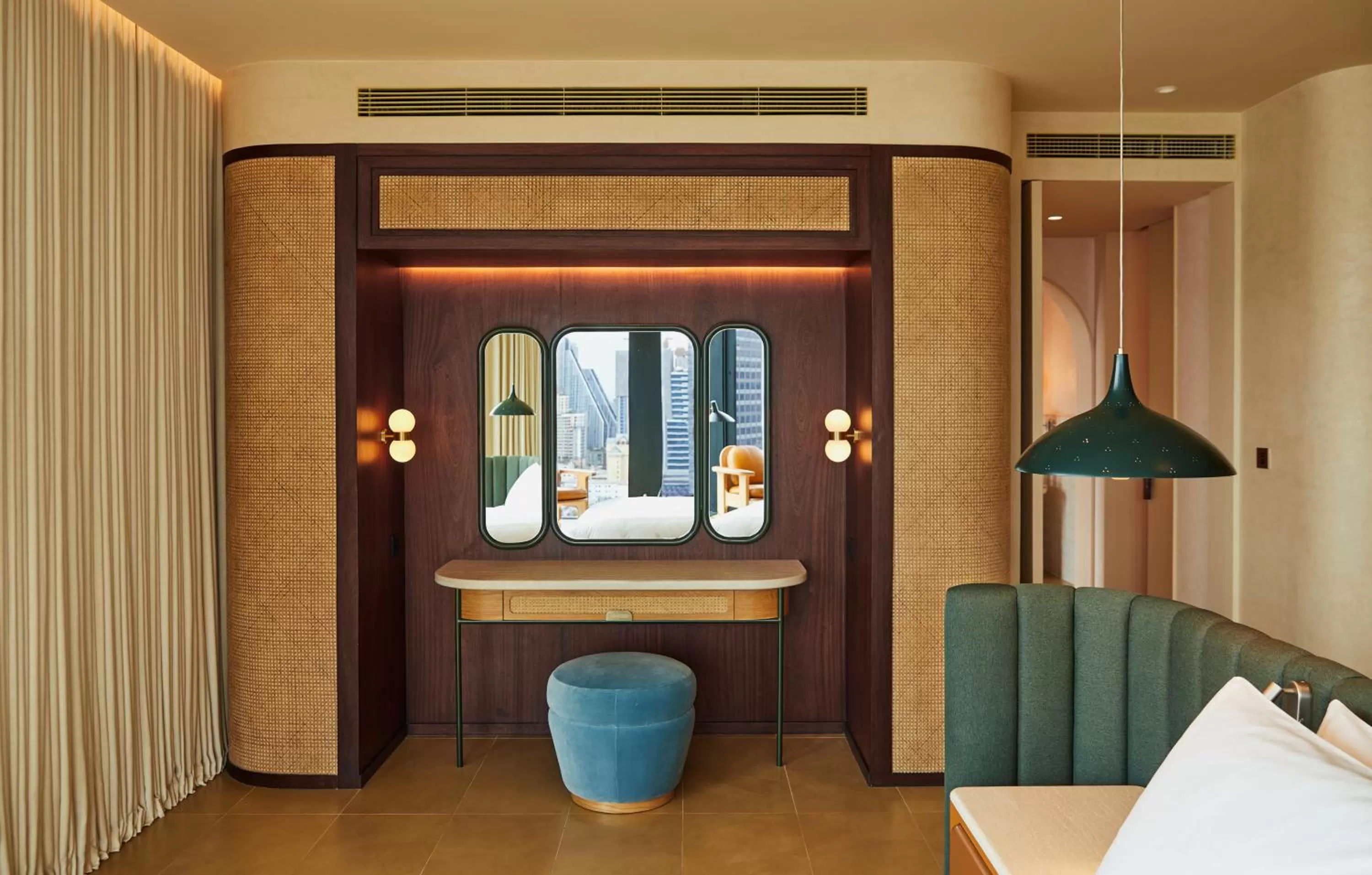 Bedroom in The Standard, Bangkok Mahanakhon