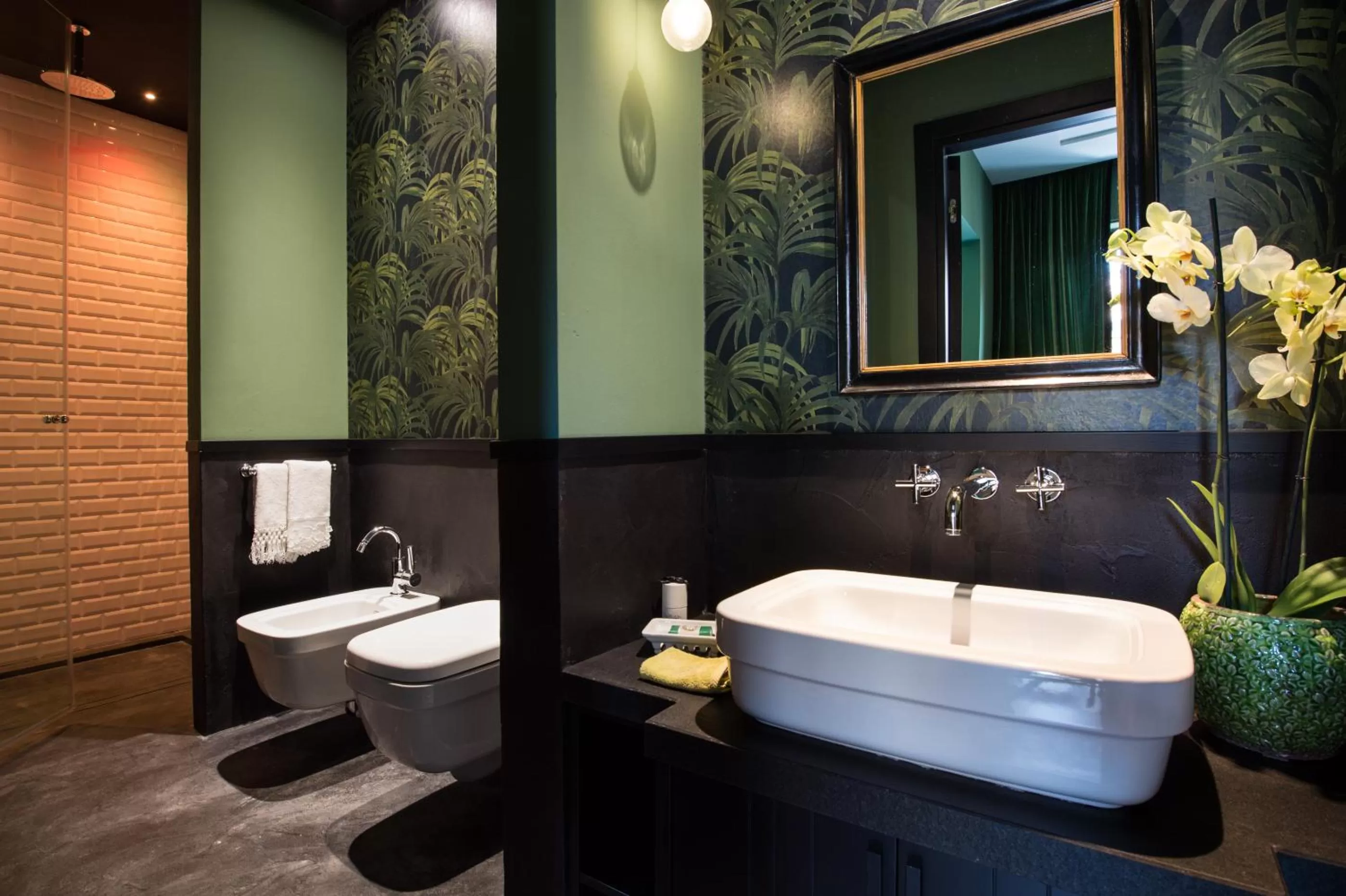 Bathroom in Velona's Jungle Luxury Suites