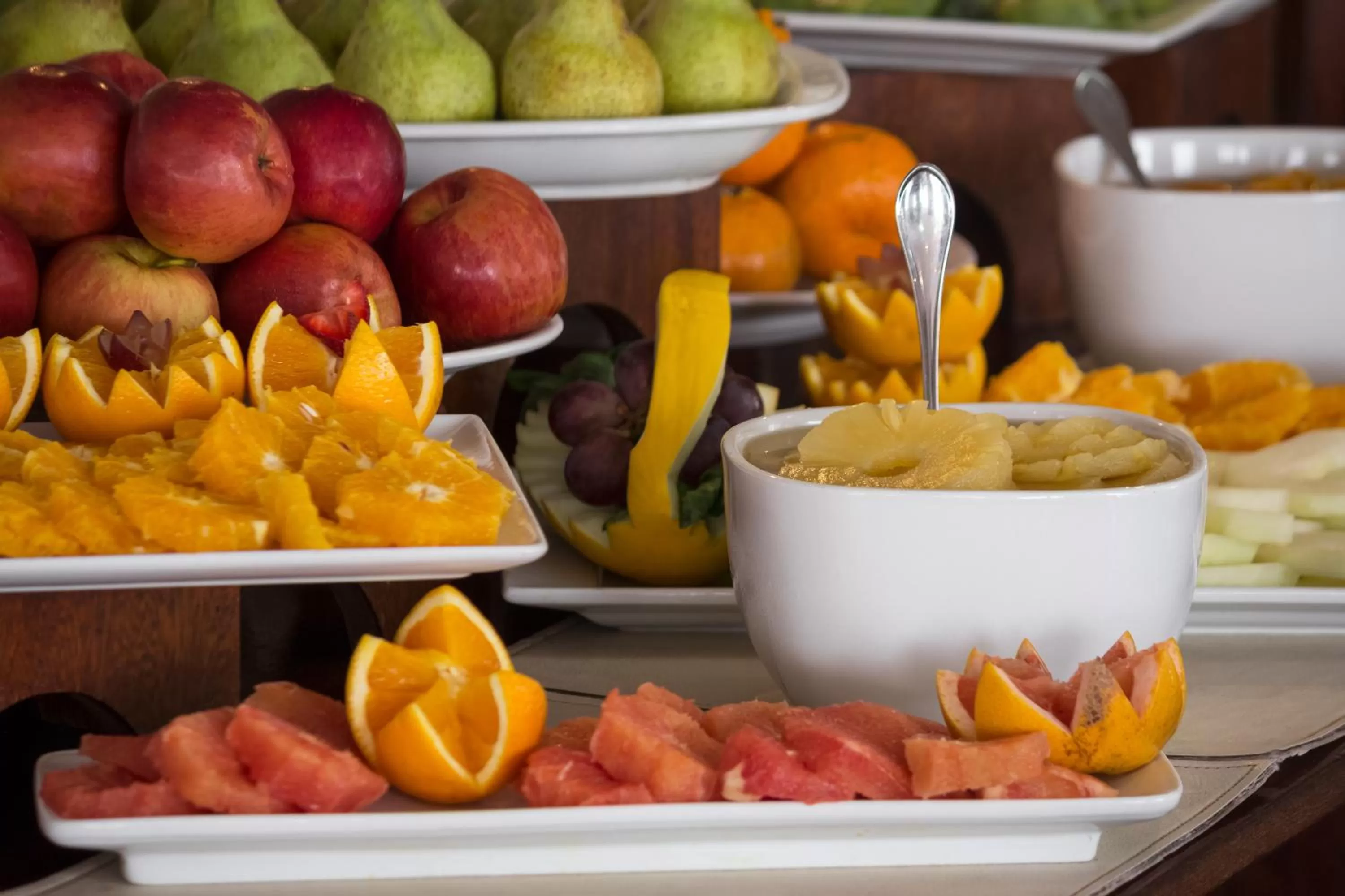 Buffet breakfast in Radisson Hotel Colonia del Sacramento