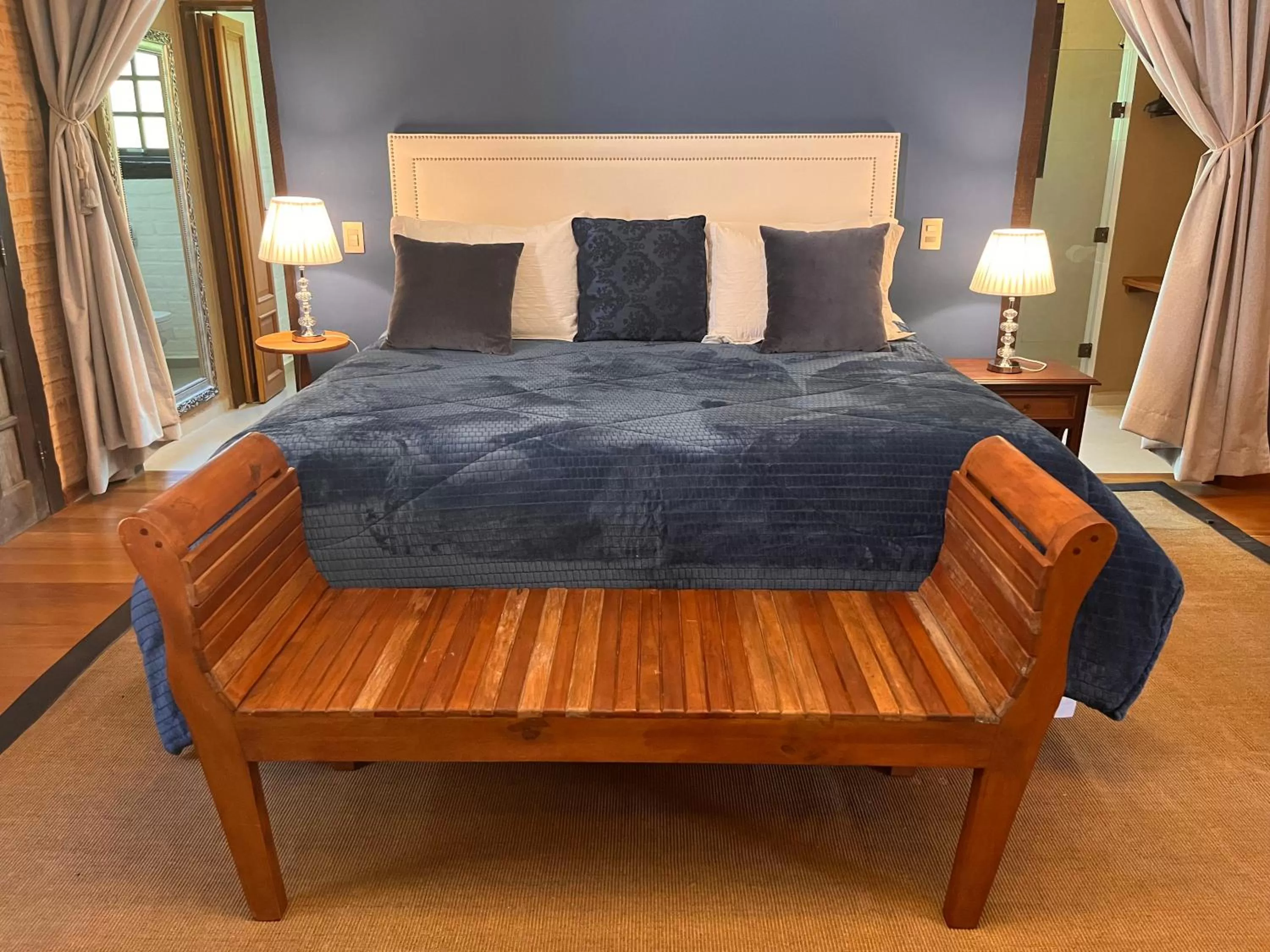 Bed in Pousada Dona Bendita