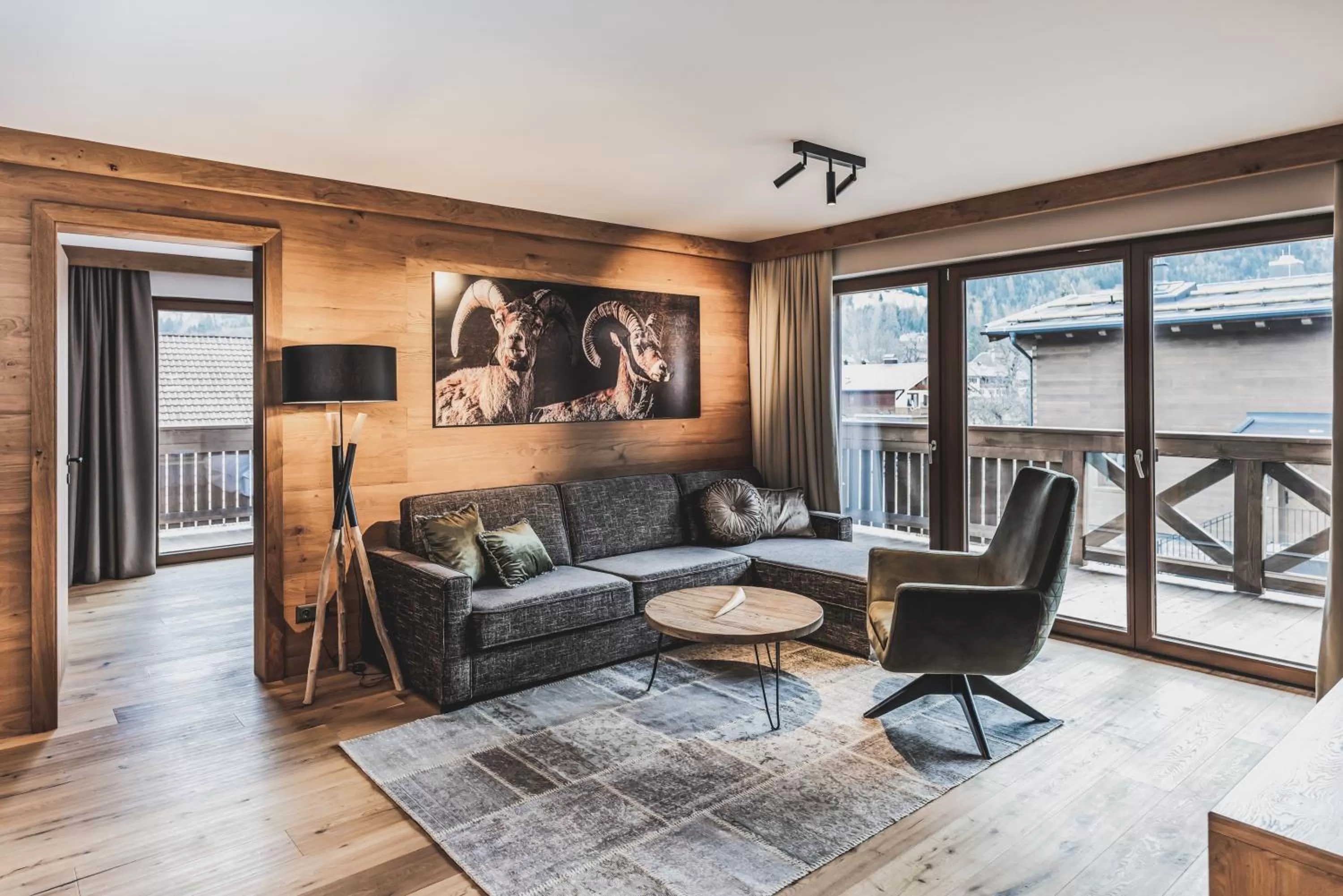 Living room, Seating Area in PURE Resort Ehrwald