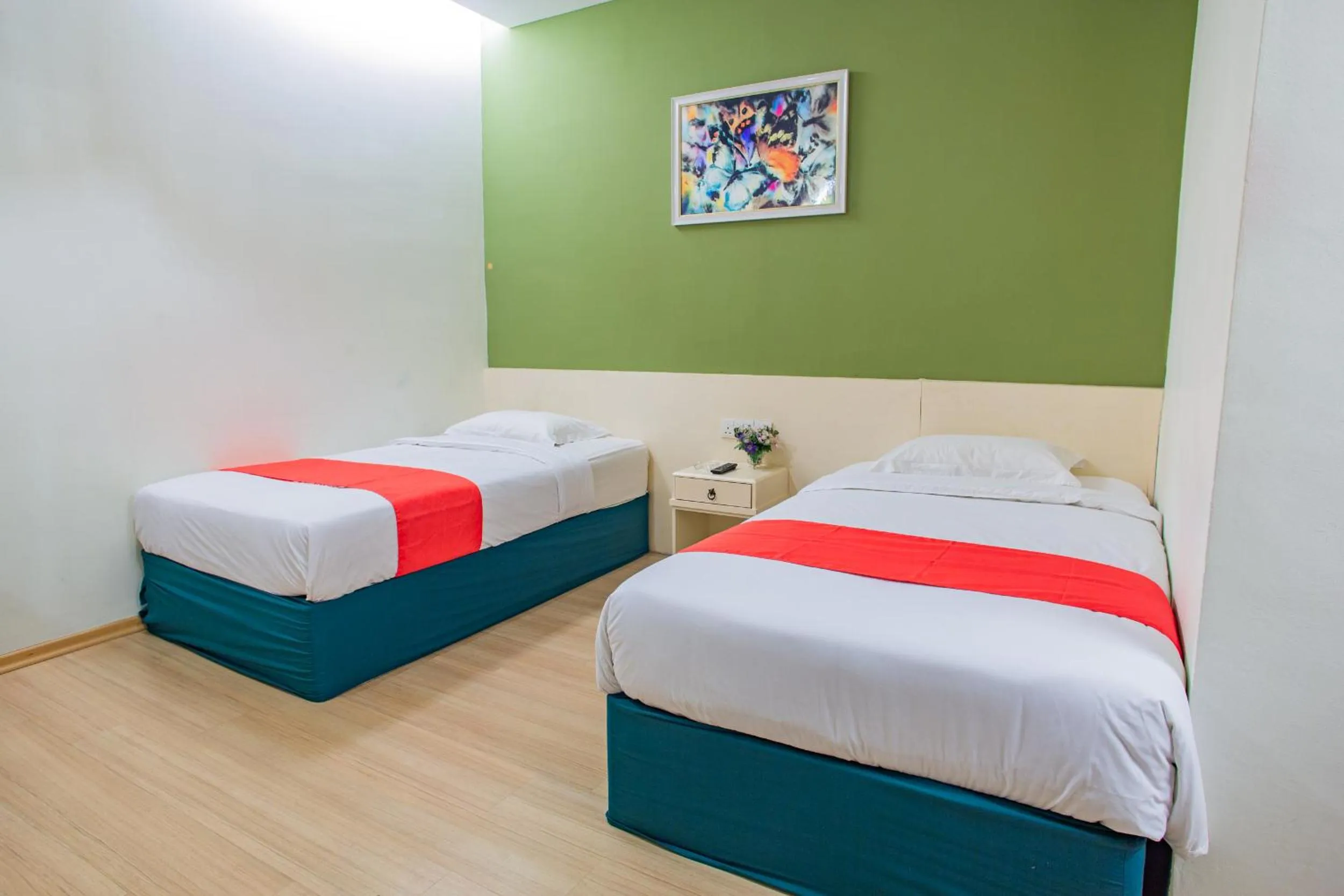 Bed in HOTEL 101 PERMAS JAYA