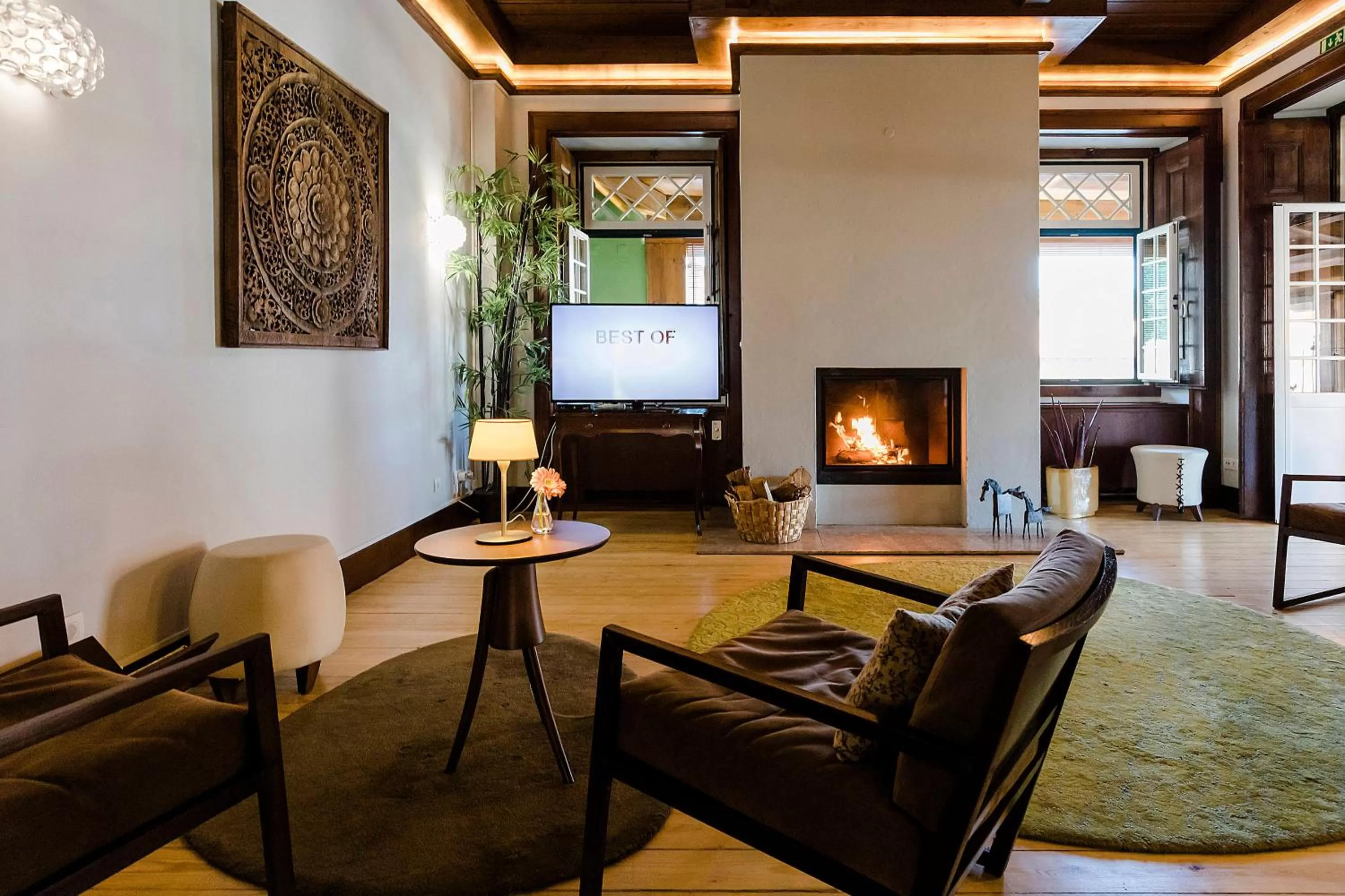 Communal lounge/ TV room in Hotel Lusitano