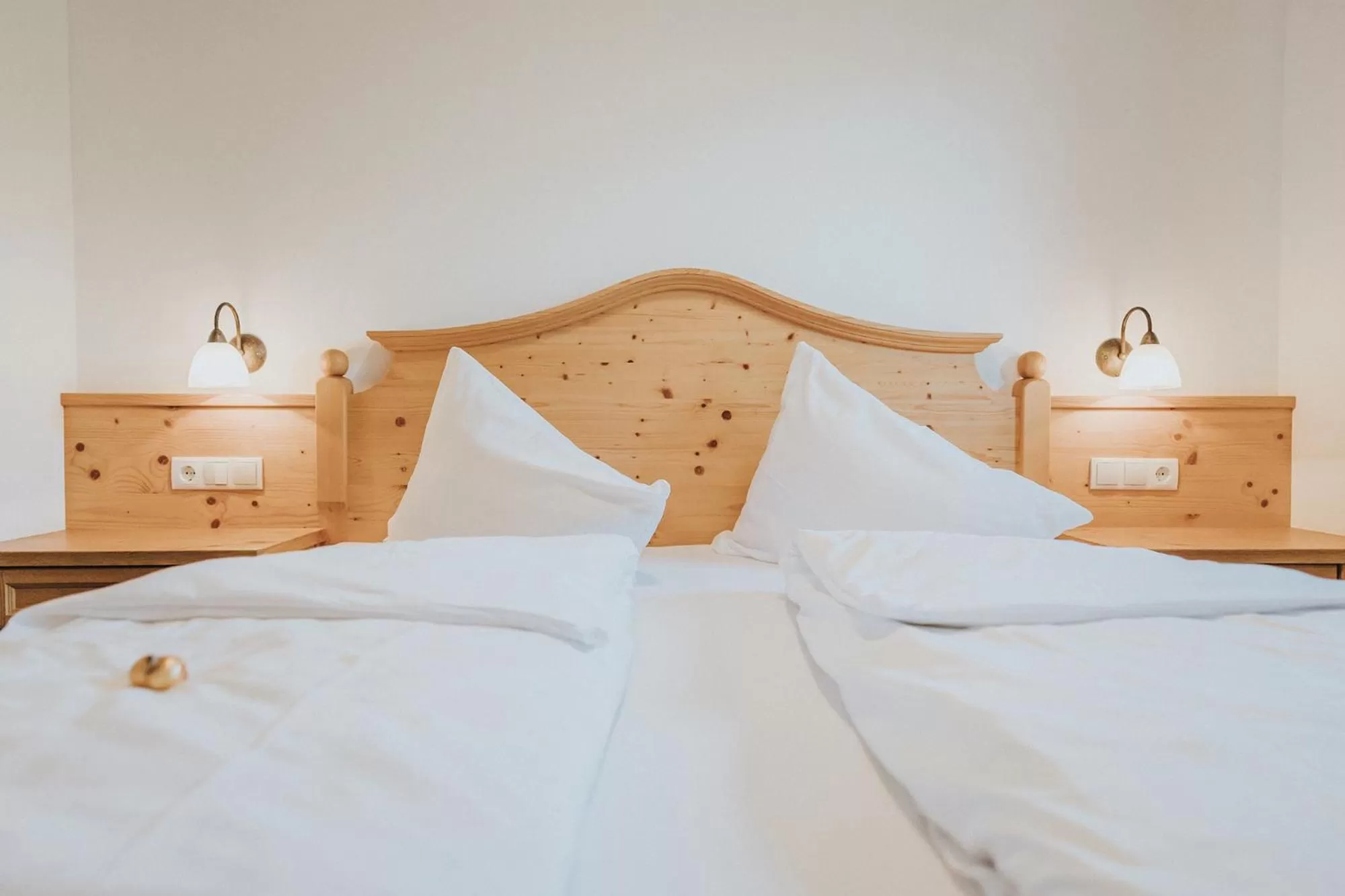 Bed in Hotel Silberfux