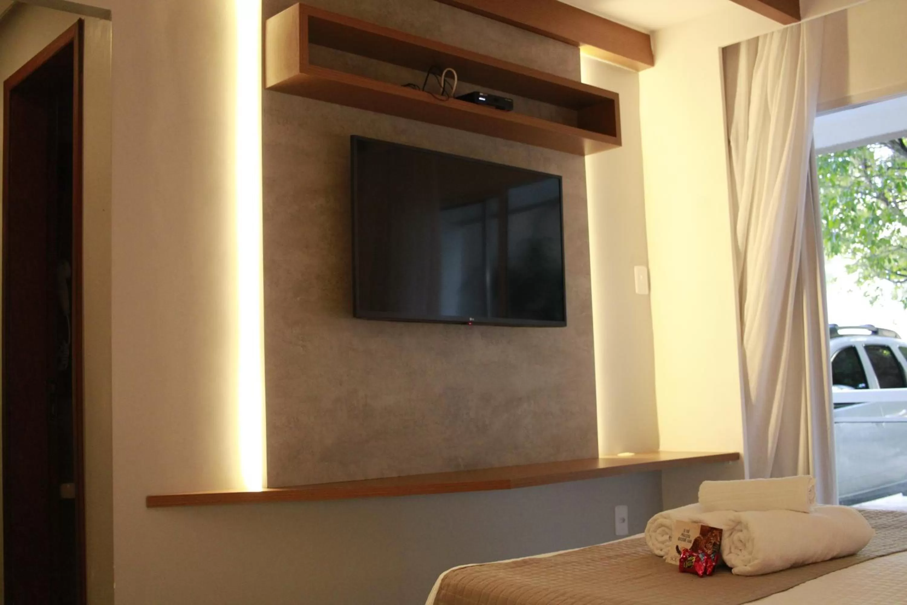 Bed in Pousada Sol e Mar