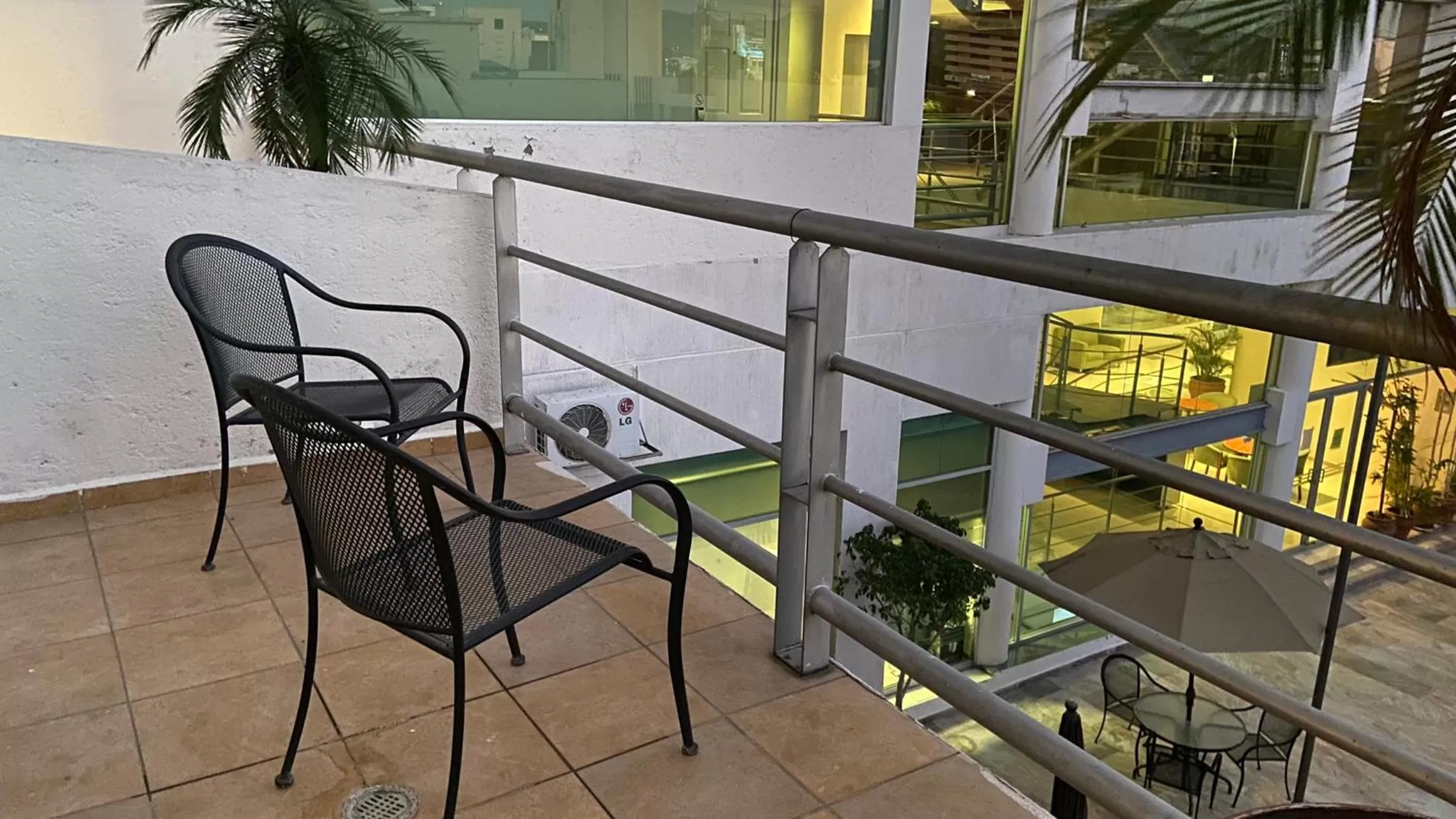 Balcony/Terrace in Hotel Enterprise Inn Poliforum