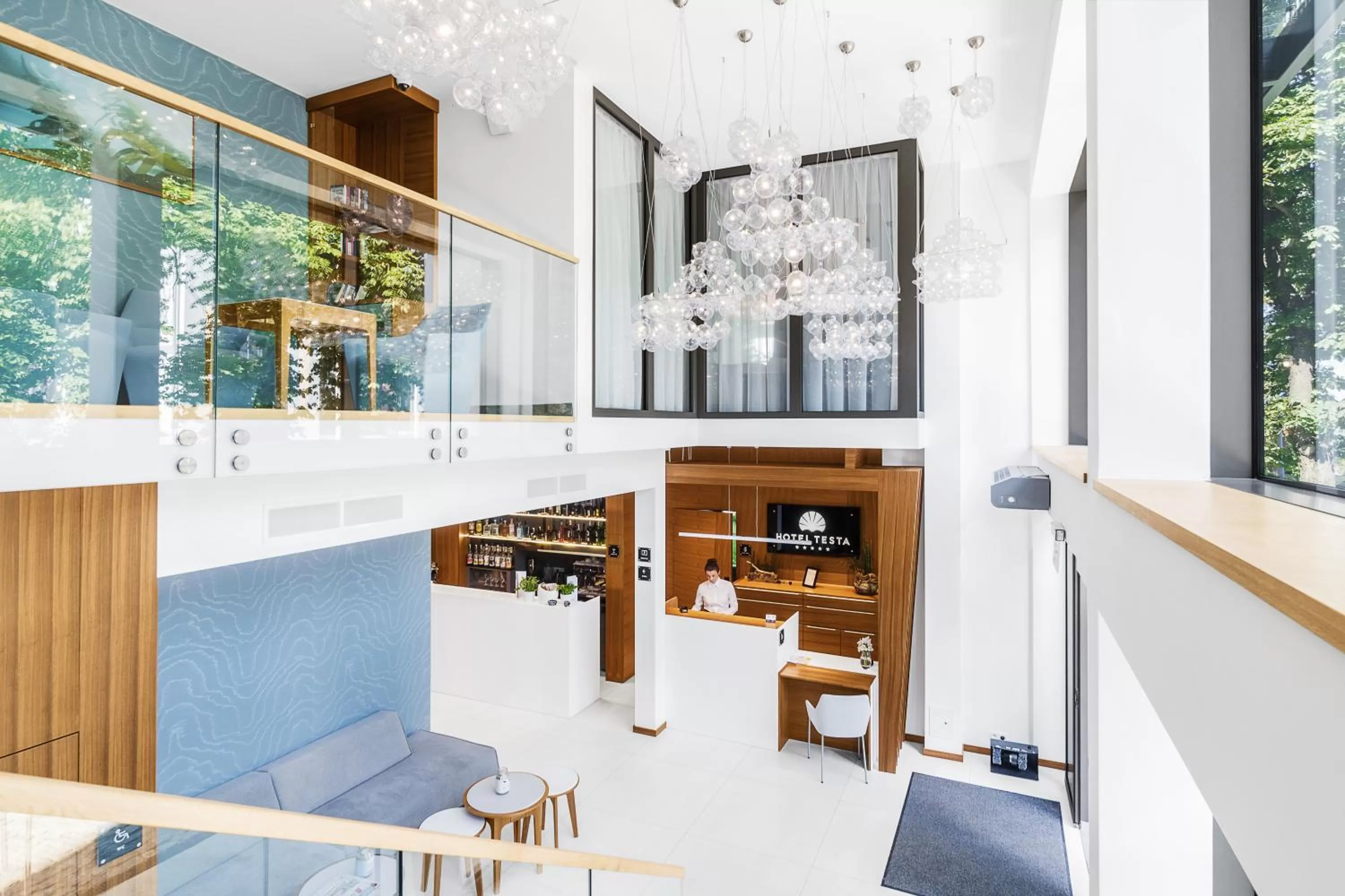 Lobby or reception in Hotel Testa