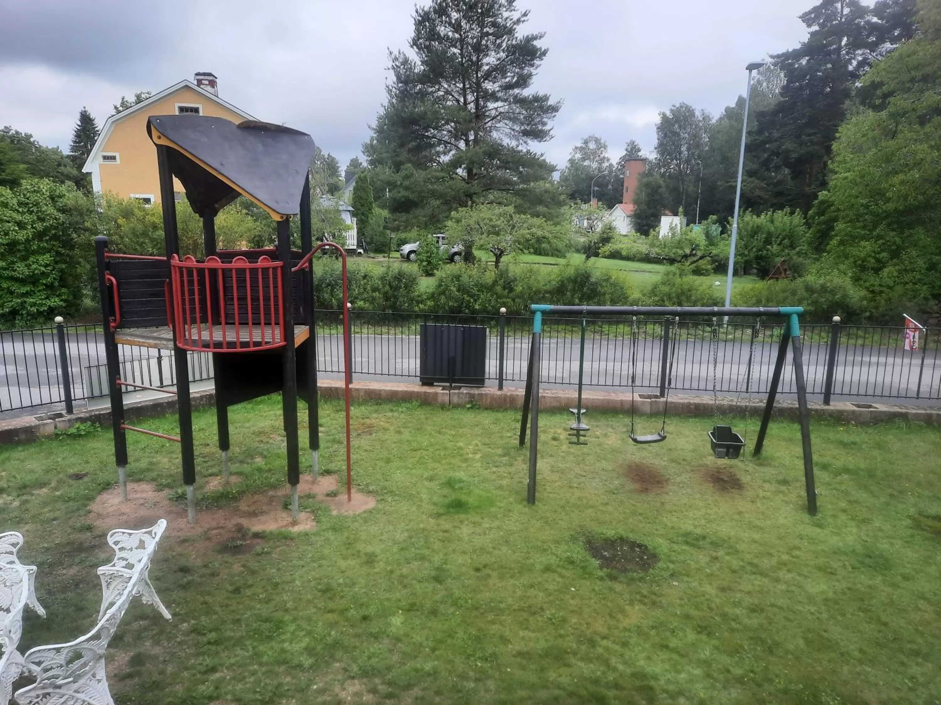 Children play ground in Ankis Bed and Brekfast, Vimmerby