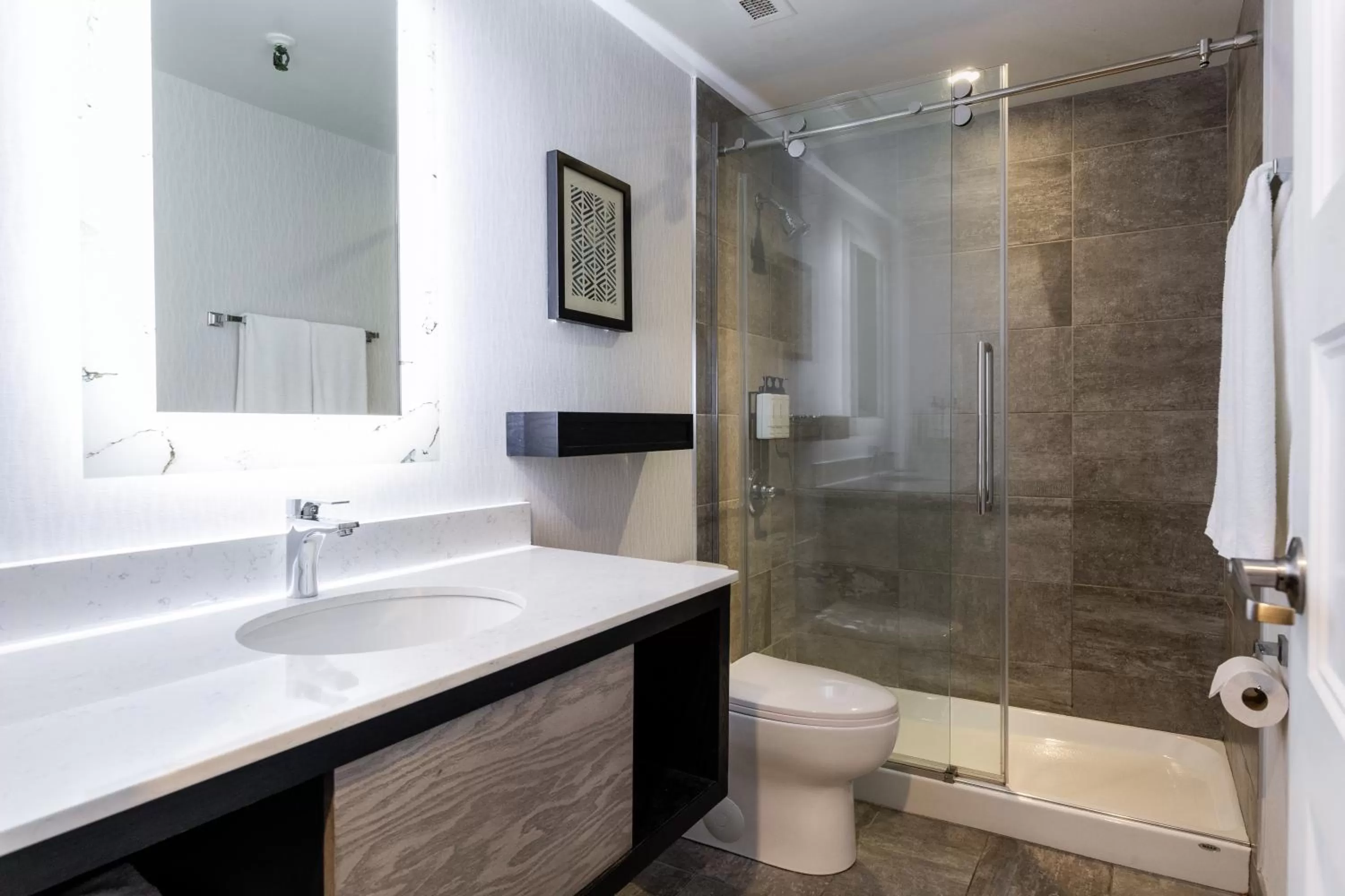 Shower in Crowne Plaza Hotel Moncton Downtown by IHG