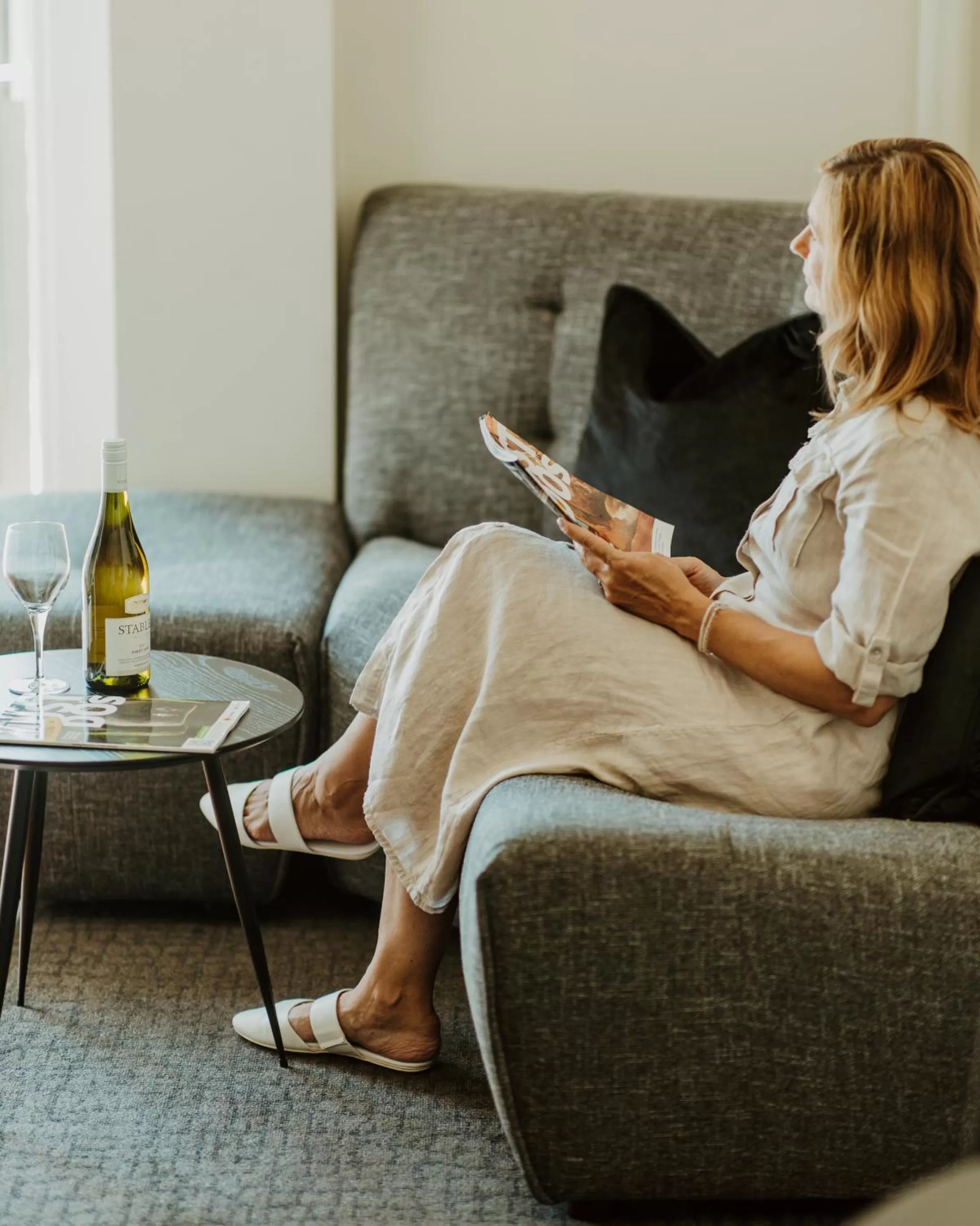 Living room in Quest Napier Serviced Apartments