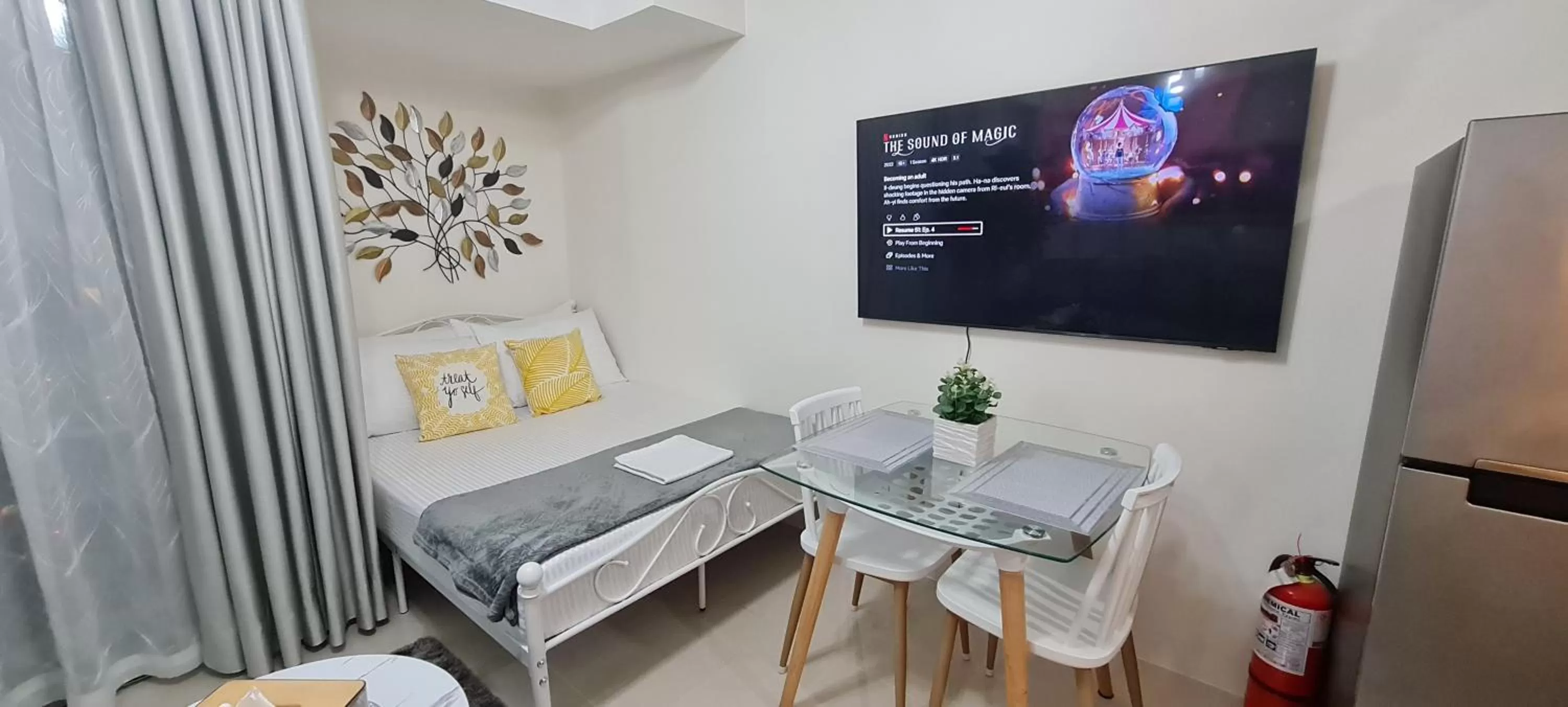 Communal lounge/ TV room in Inspiria Condo Units beside Abreeza Mall Davao