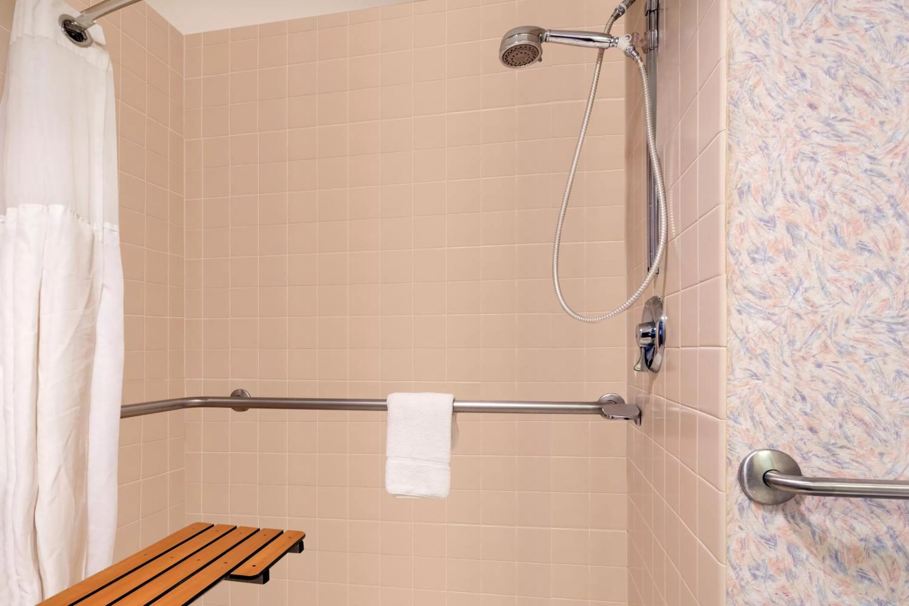 Shower in Ramada by Wyndham Kent Seattle Area