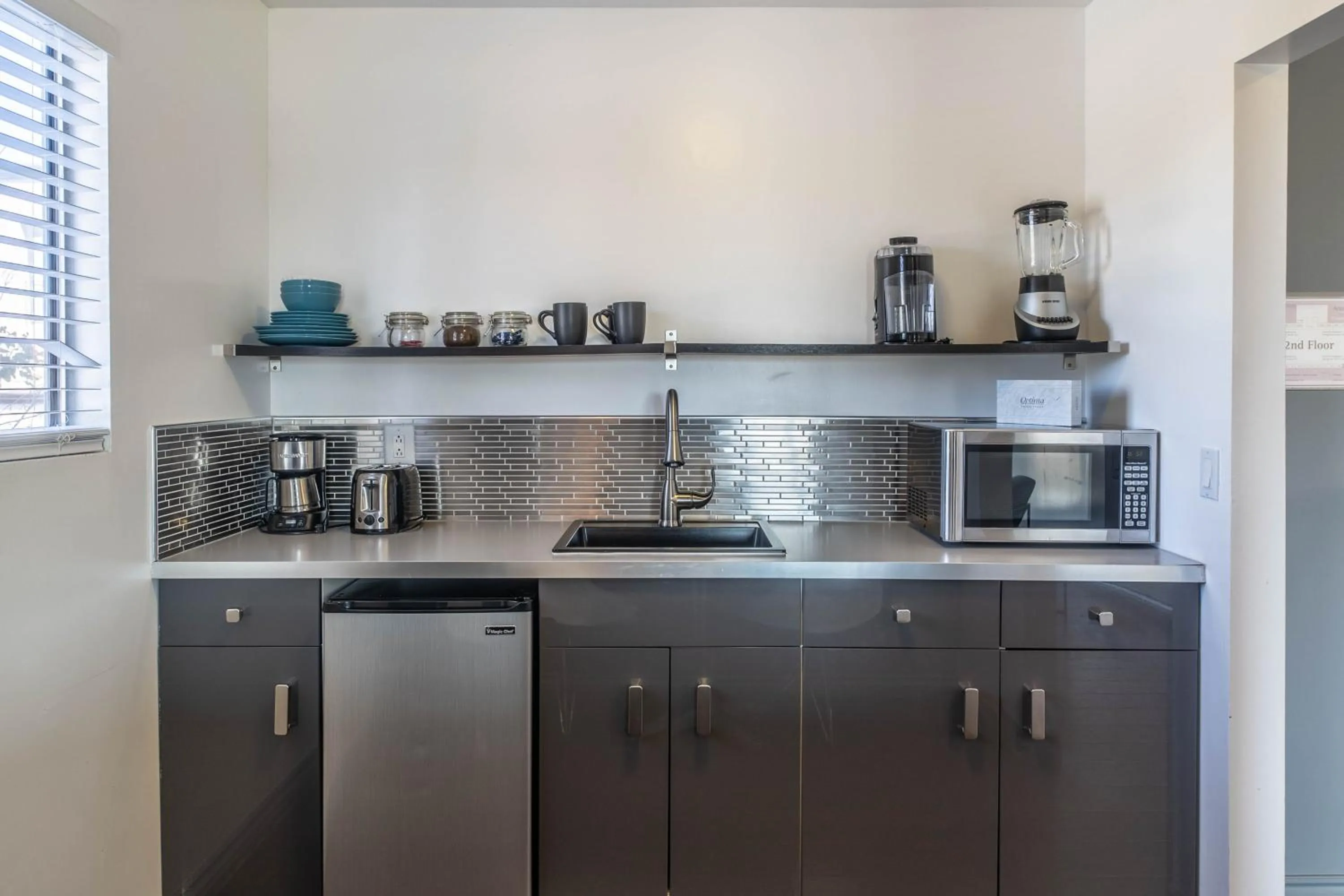 Kitchen or kitchenette in Aqua Soleil Hotel and Mineral Water Spa