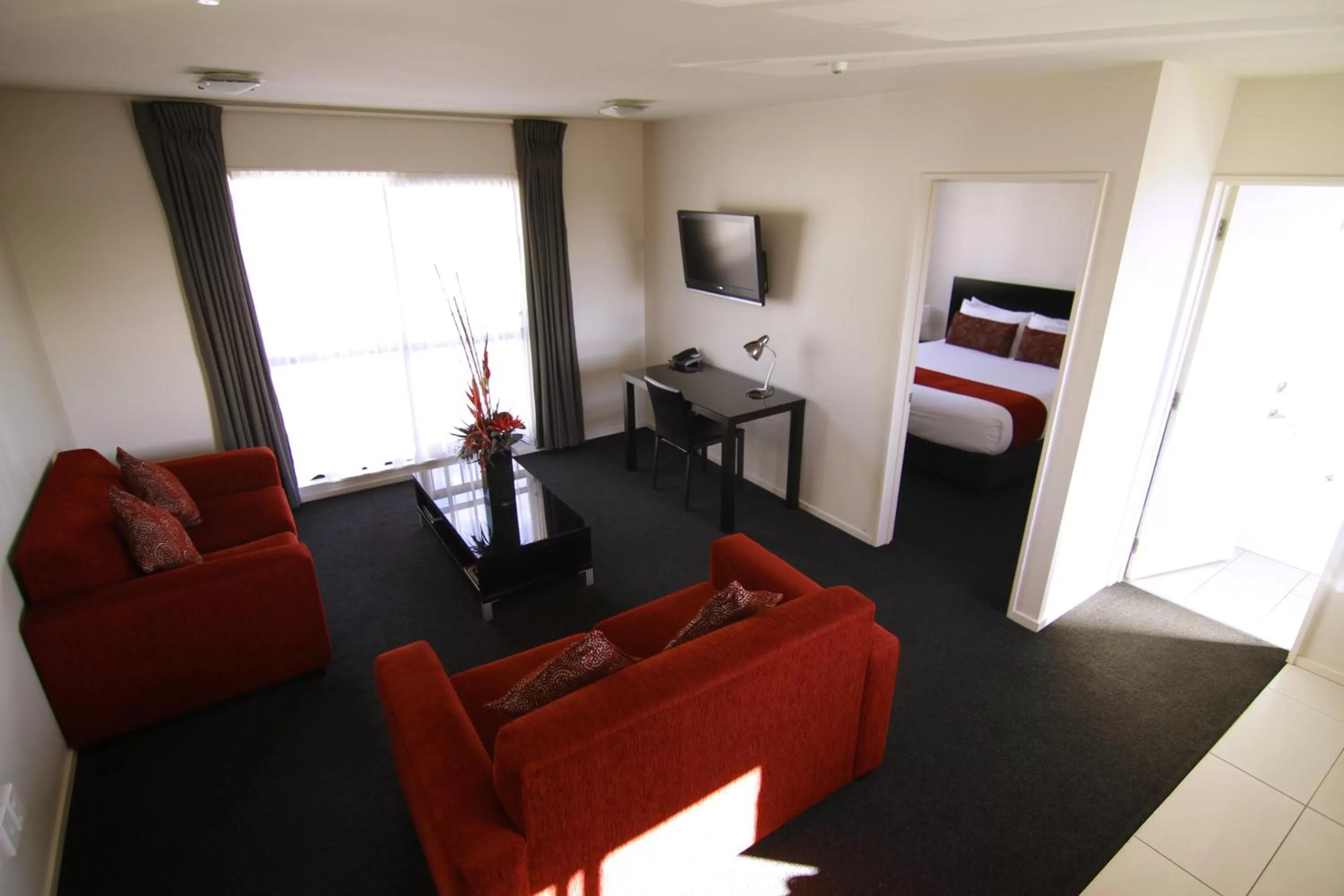 TV and multimedia in Metropolitan Motel on Riccarton - 2 mins walk to Westfield
