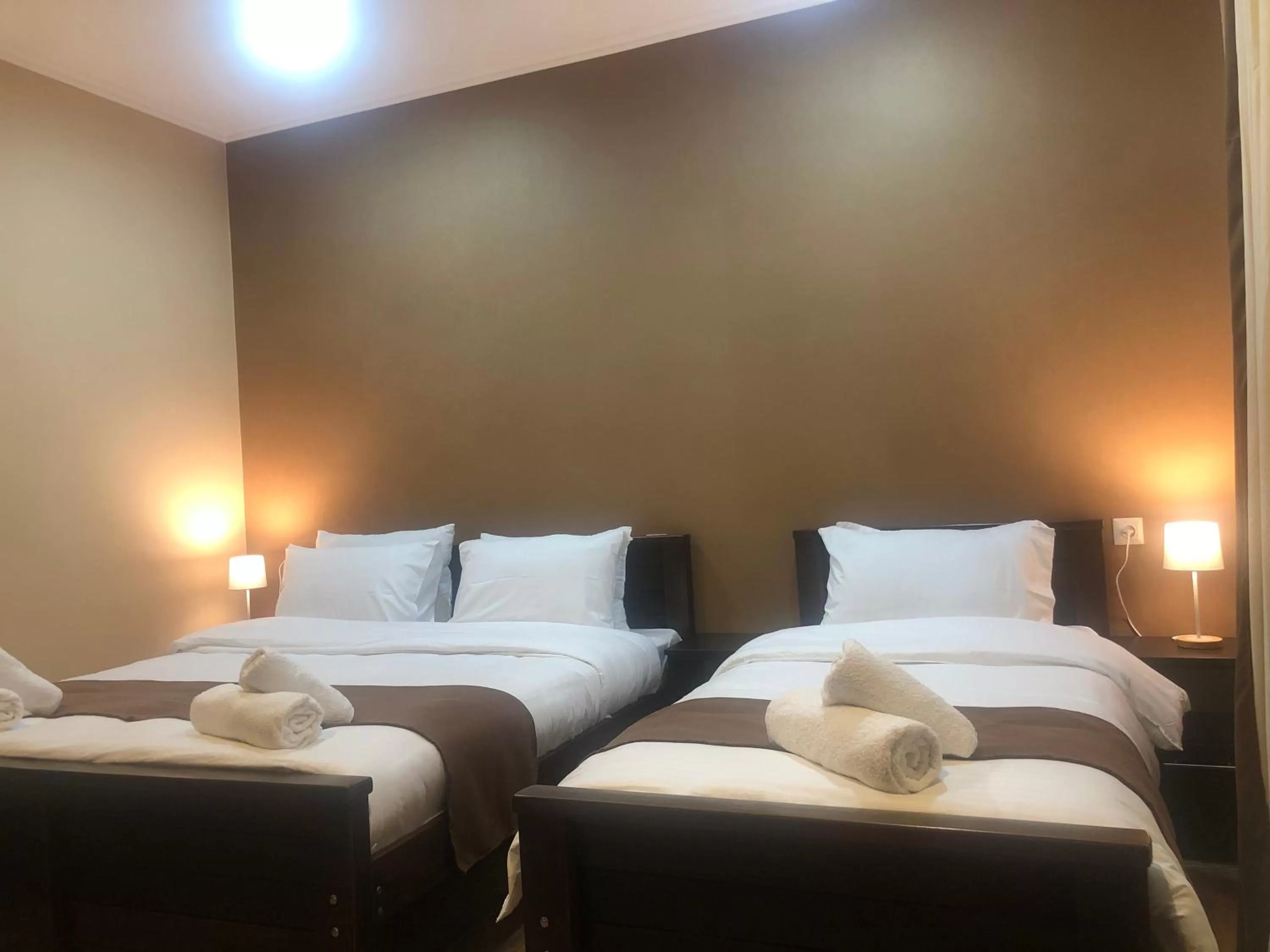 Bed in Borjomi Yellow Hotel