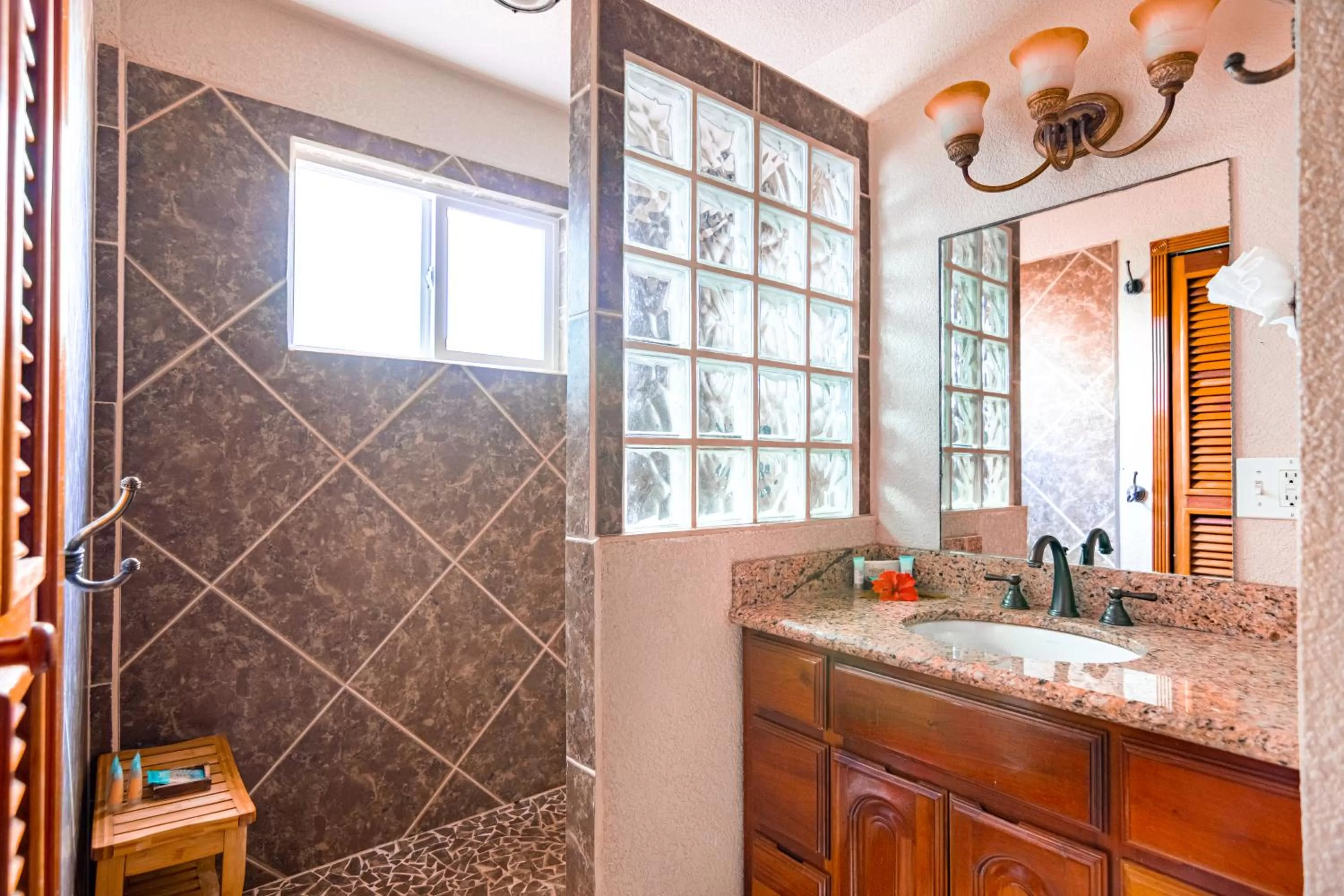 Shower in Lighthouse Beach Villas