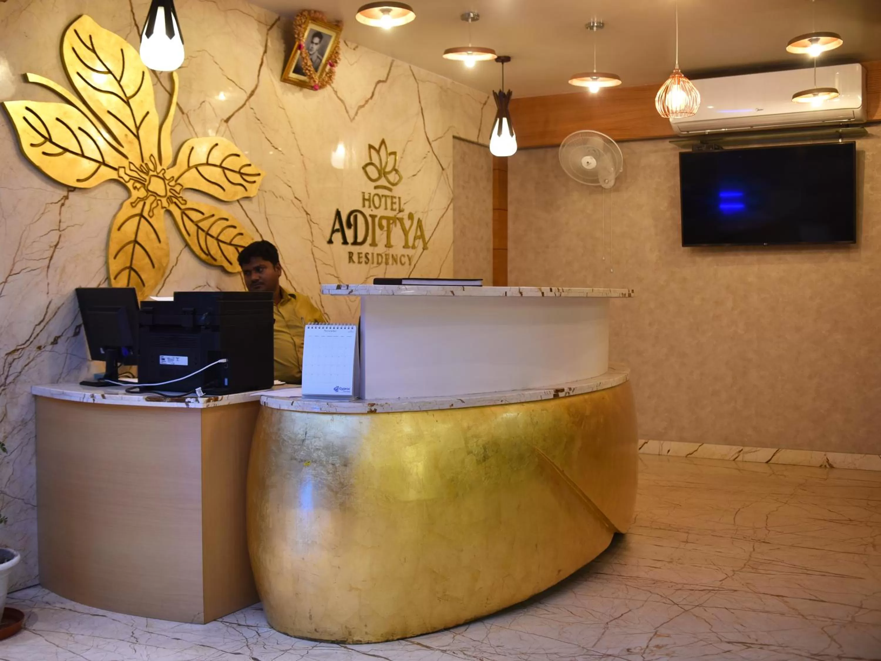 Lobby or reception in Hotel Aditya Residency