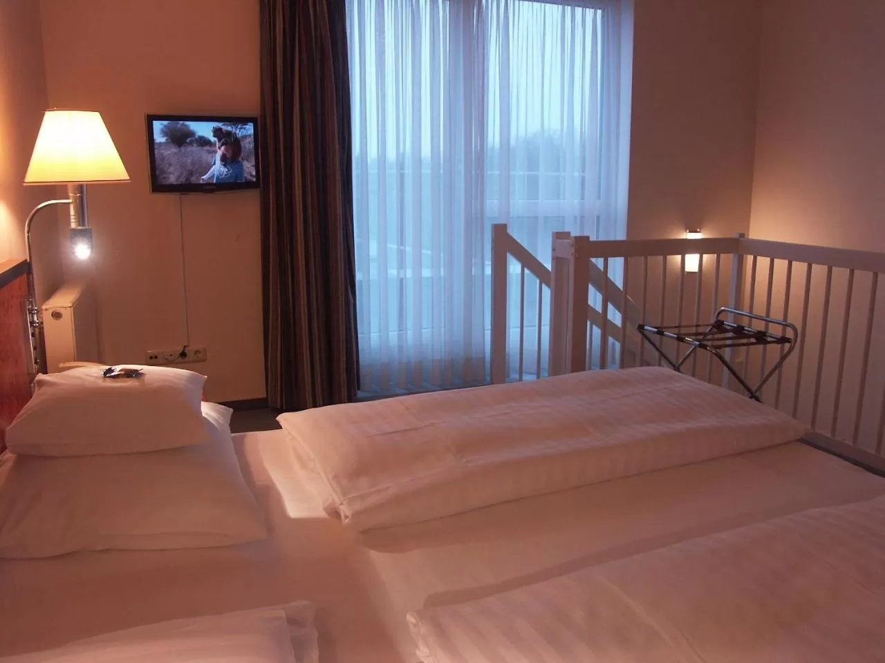 Bed in Hotel Arkadia