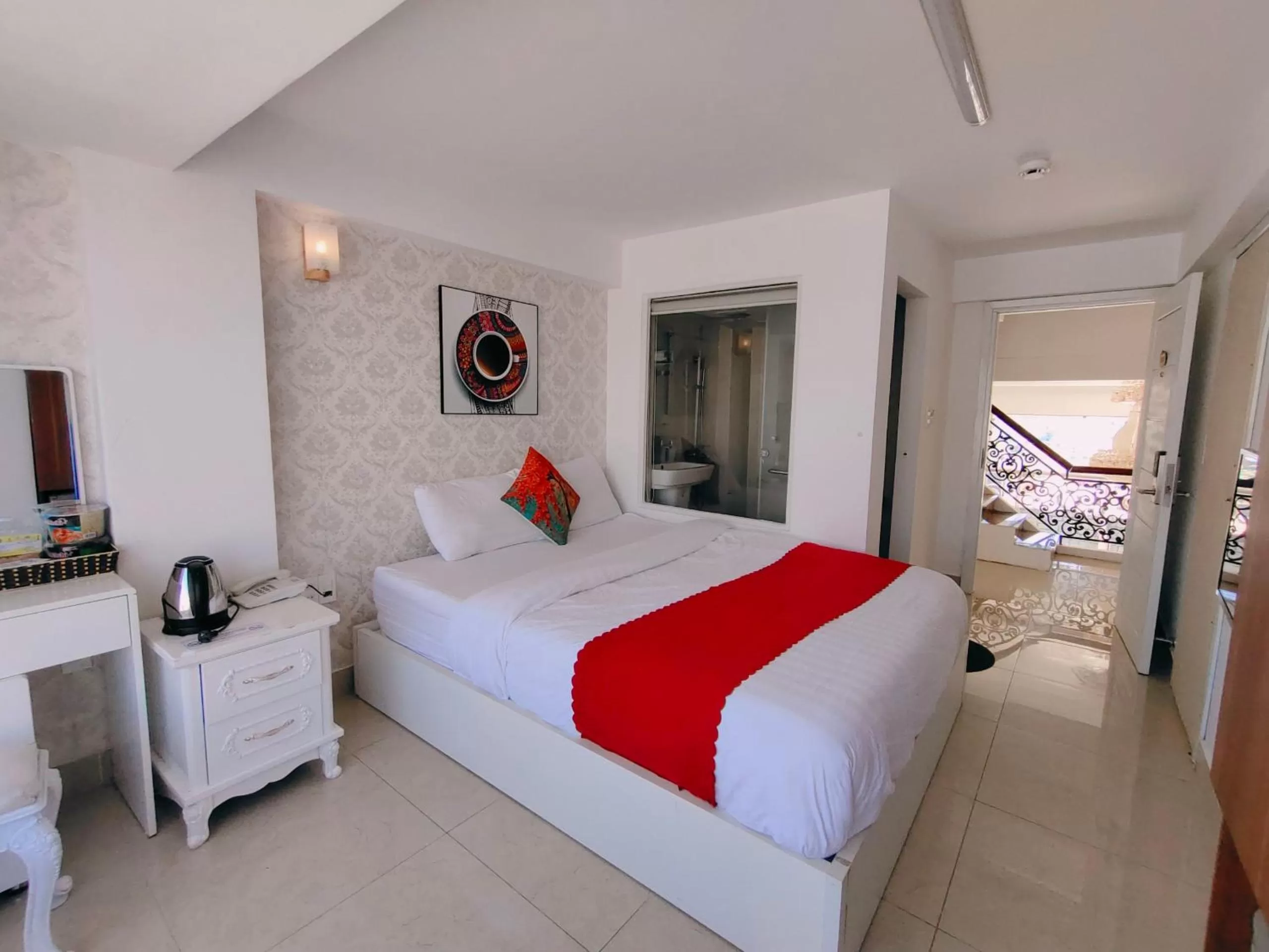 Bed in Ngàn Phố Studio & Love Hotel