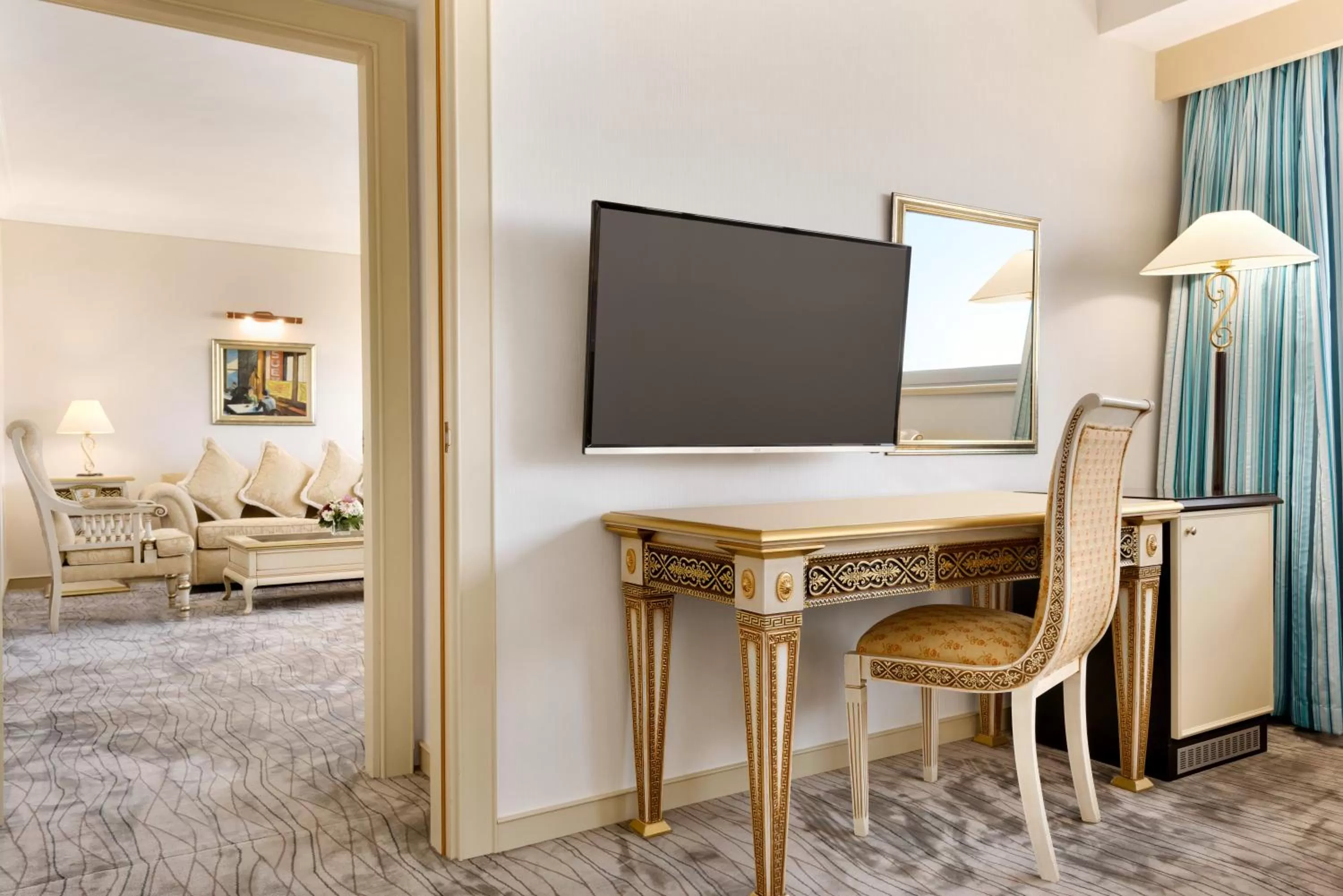 Communal lounge/ TV room in Wyndham Tashkent