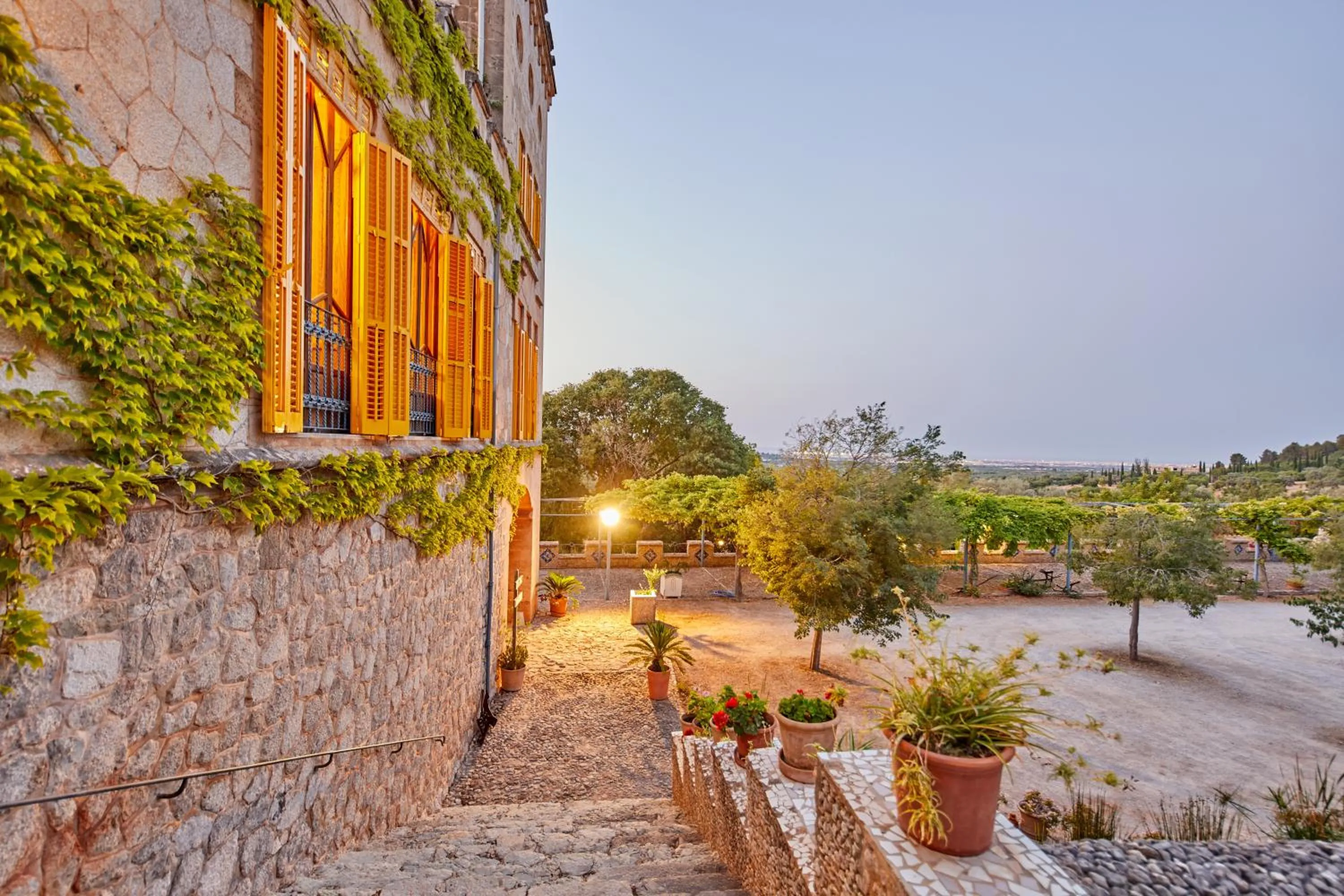 Garden in Agroturismo Alquería Blanca