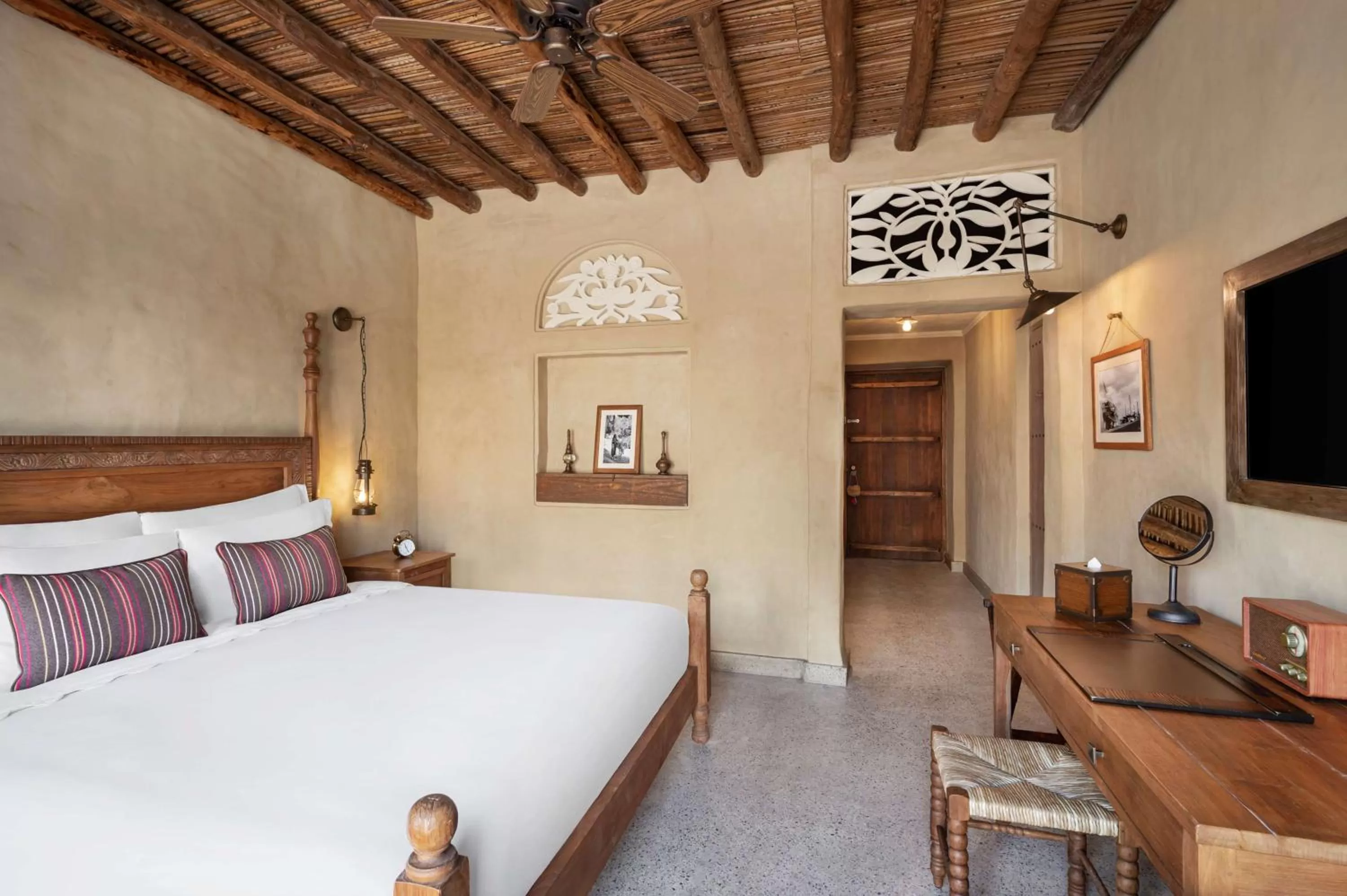 Bed in Al Seef Heritage Hotel Dubai, Curio Collection by Hilton
