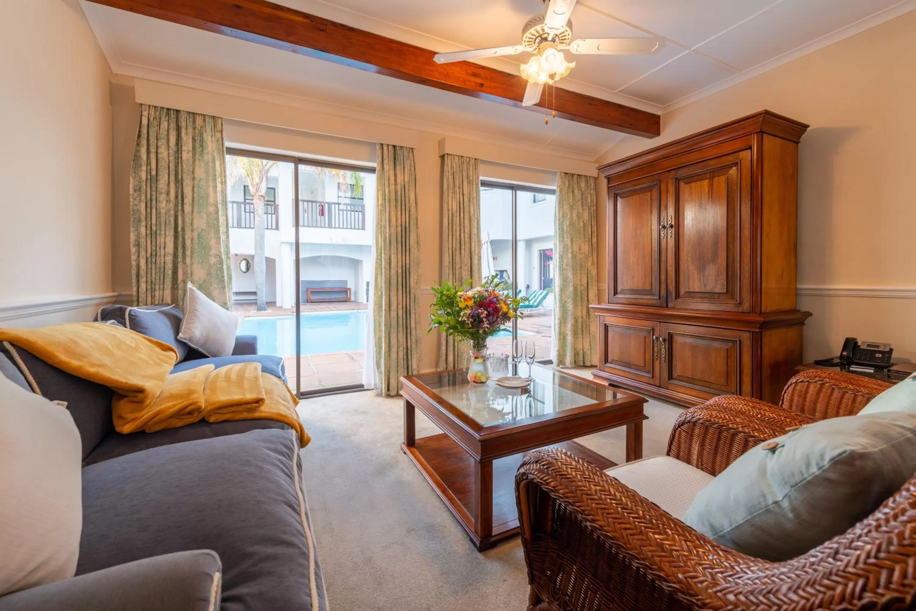 Seating area in St. James of Knysna