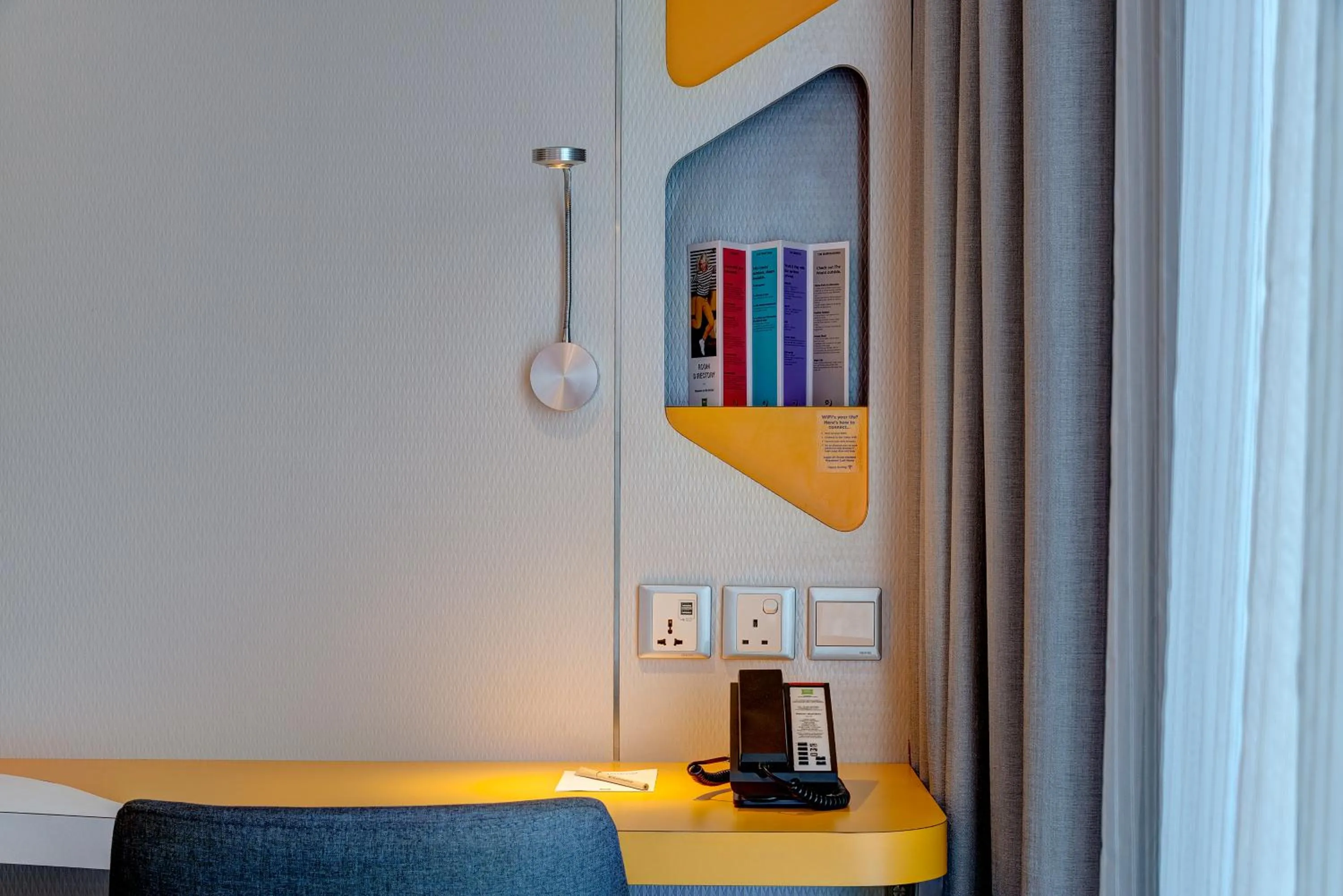 Seating area in ibis Styles Johor Iskandar Puteri