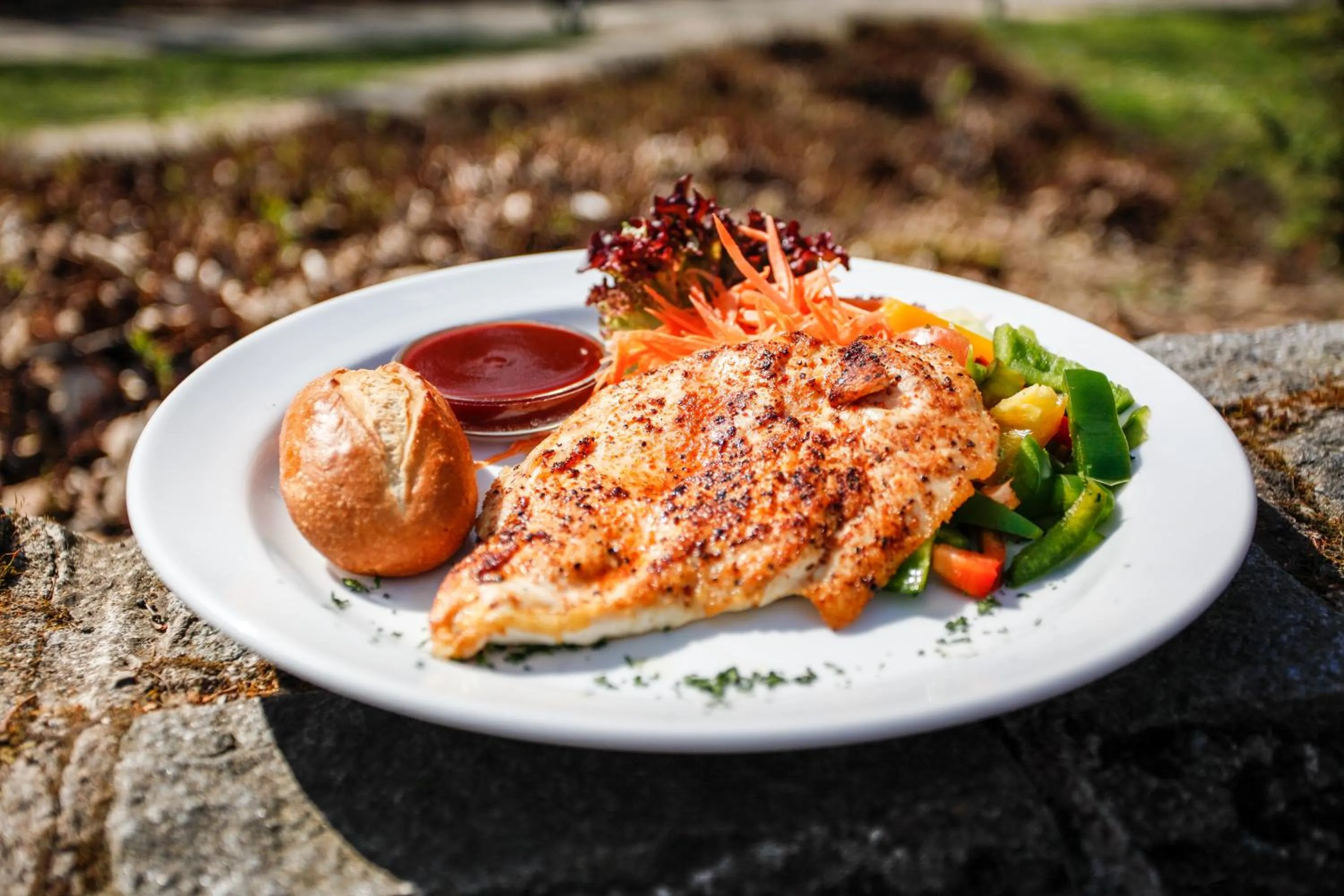 Food close-up in Hotel Globus