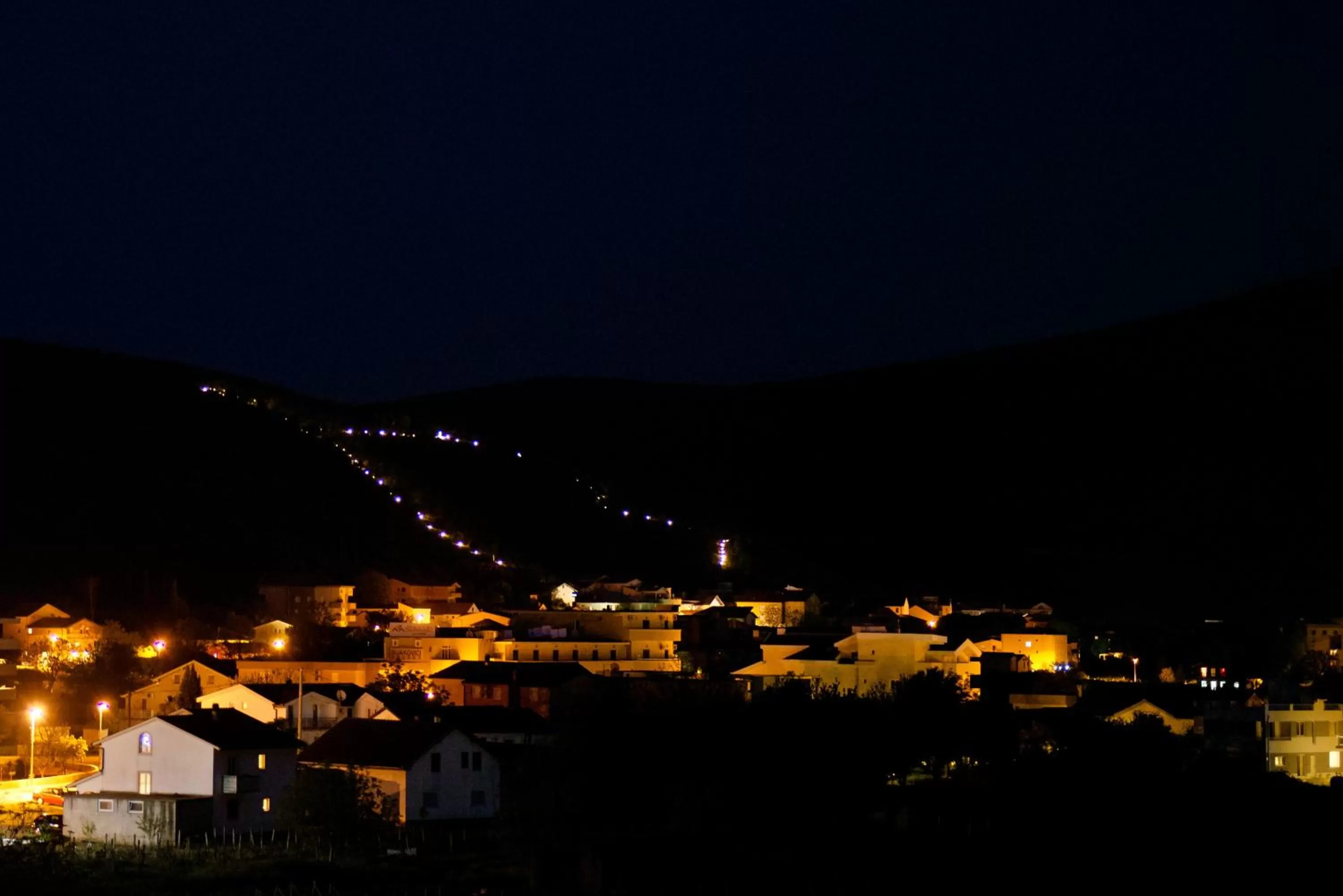 Mountain view in Hotel Luna