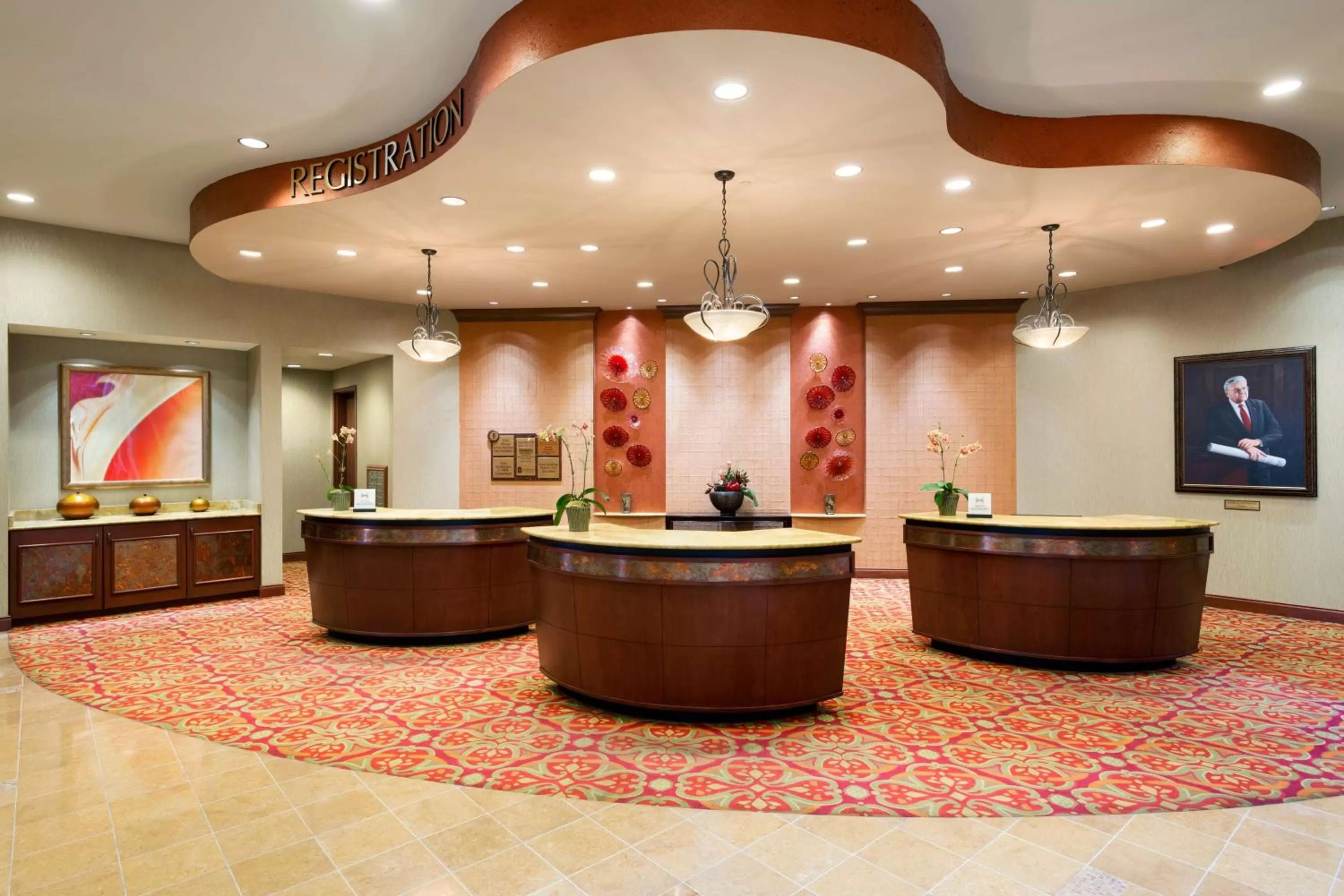 Lobby or reception in Embassy Suites by Hilton Norman Hotel & Conference Center