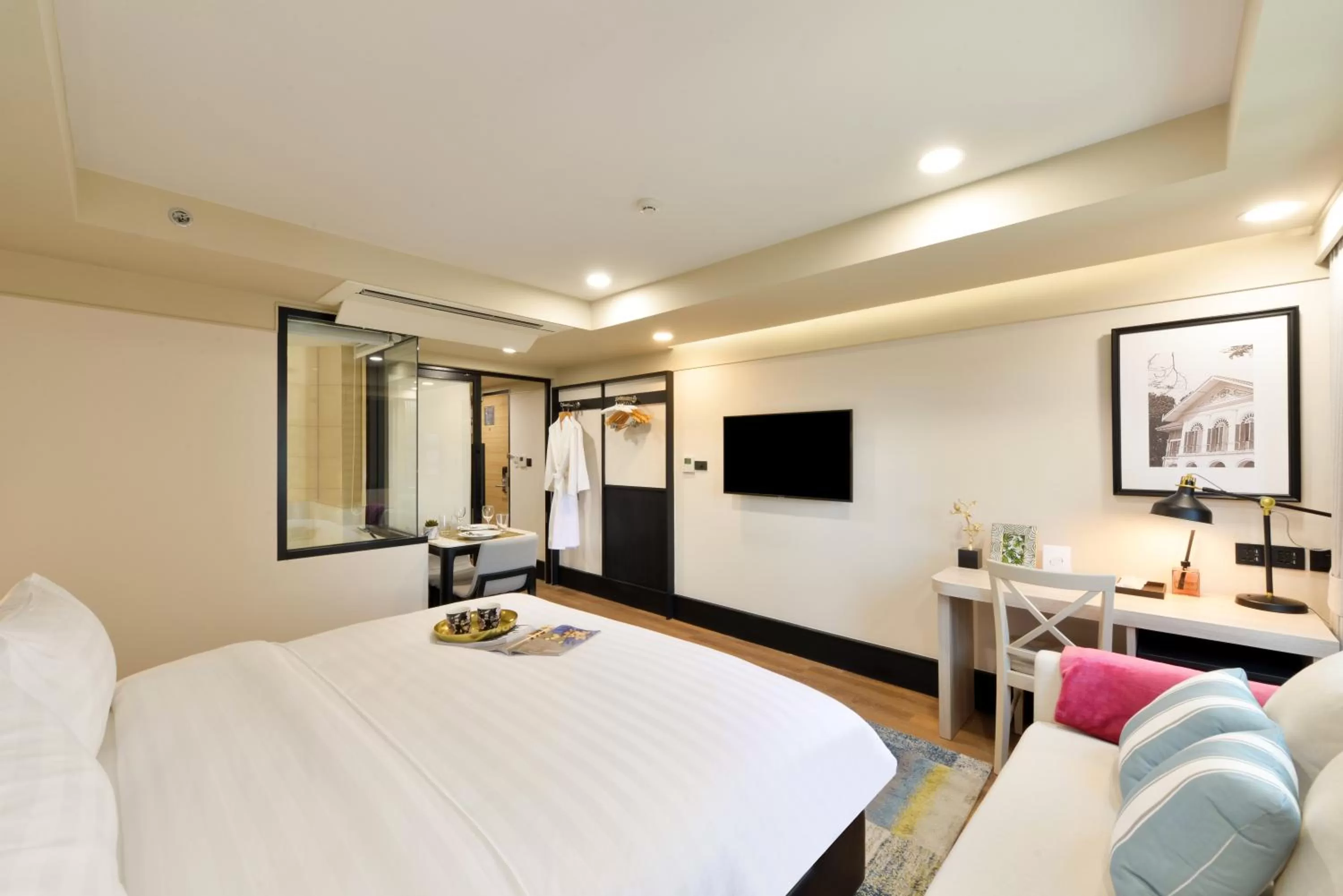 Bedroom, Bed in Oakwood Hotel & Residence Bangkok