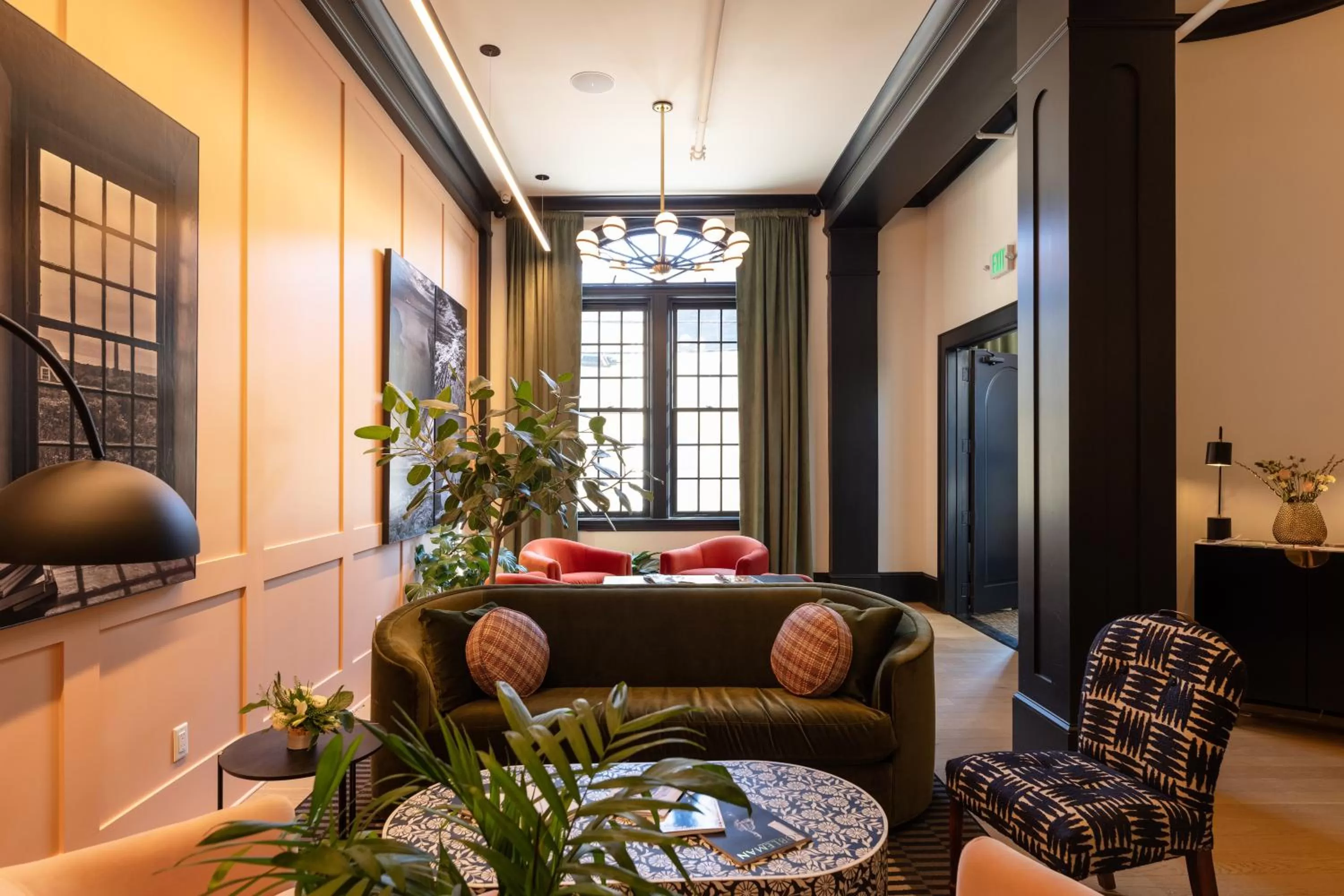 Lobby or reception in Hotel Thaxter