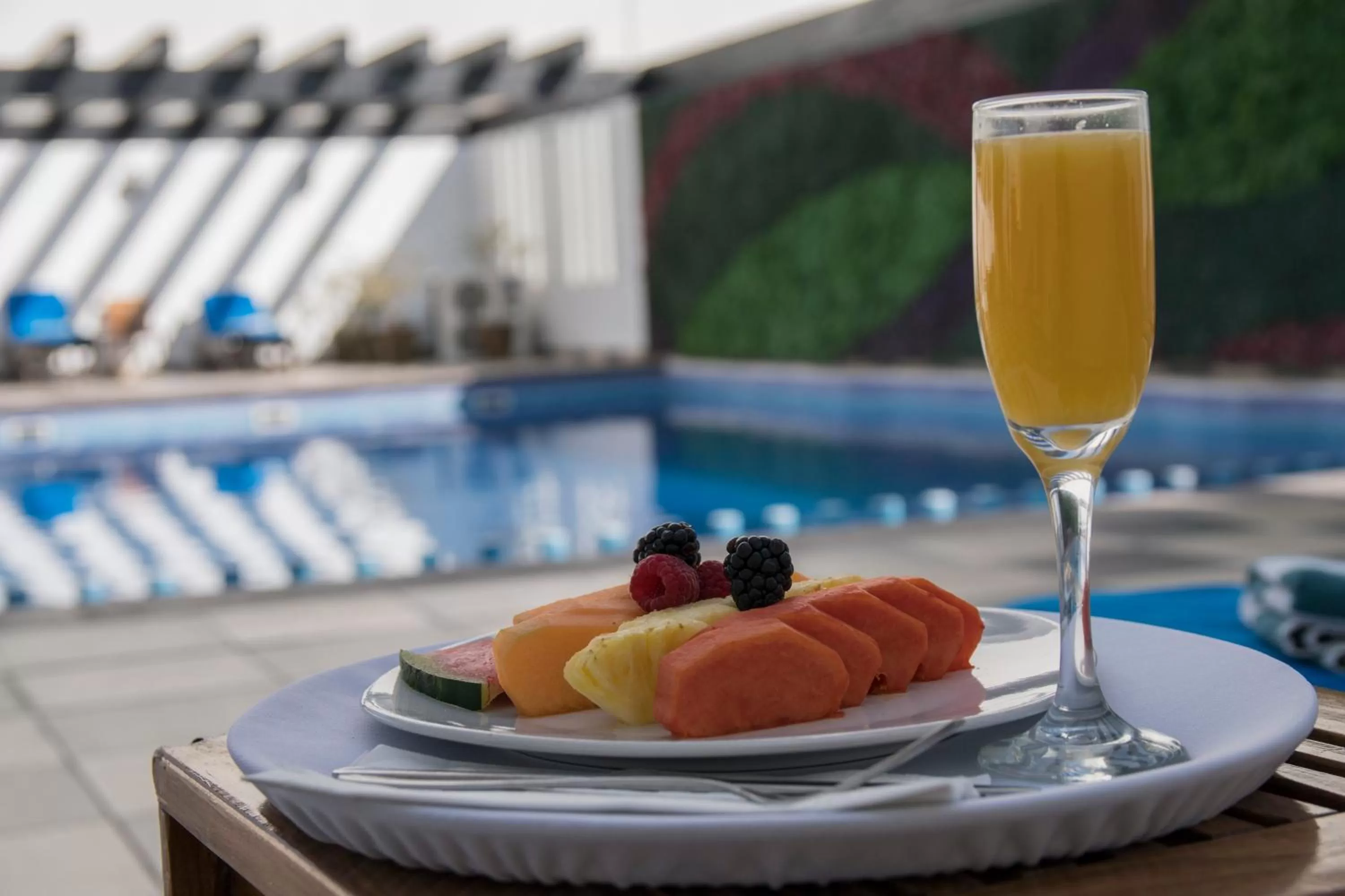 Swimming pool in Hotel Morales Historical & Colonial Downtown Core