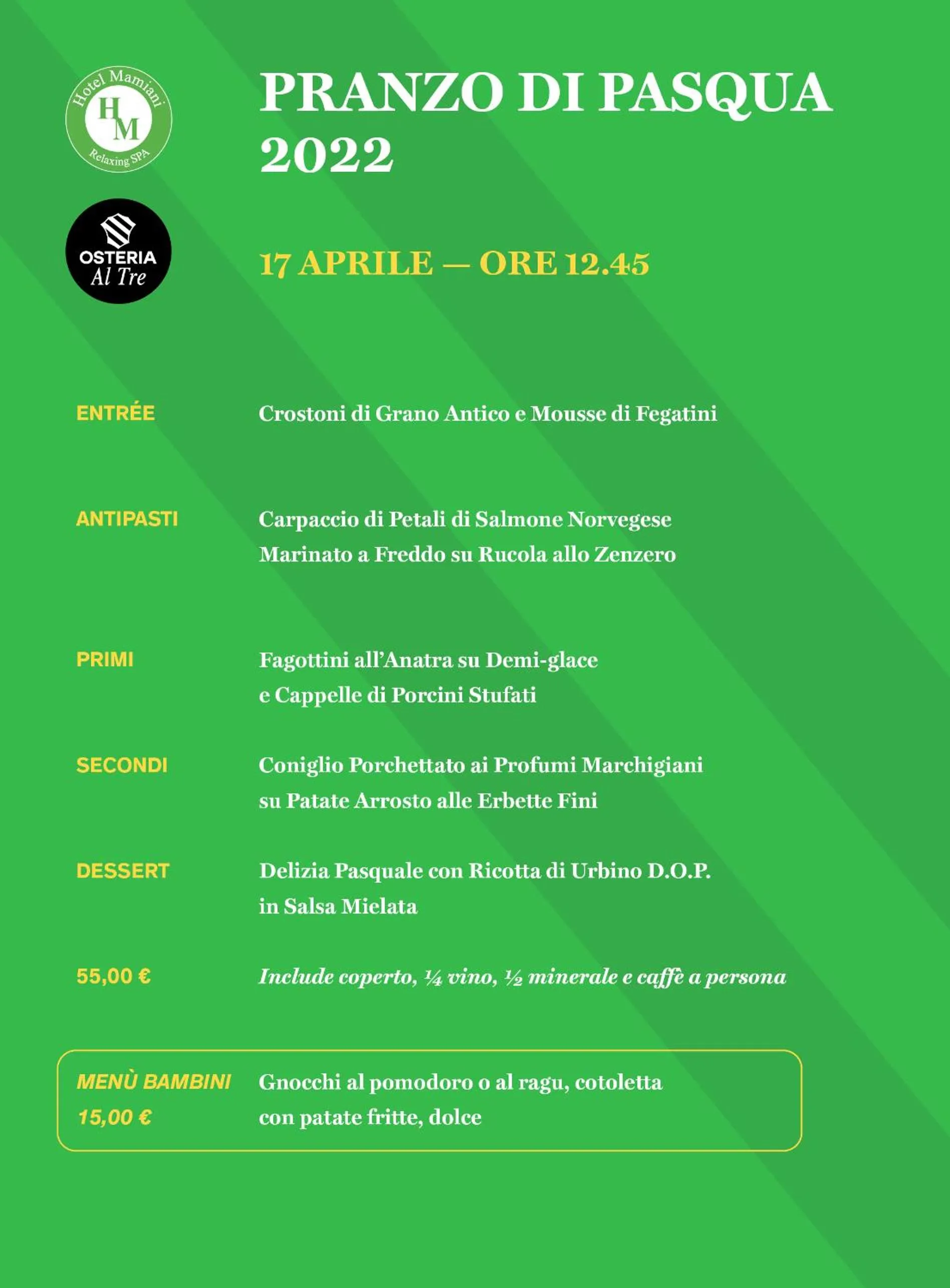 Restaurant/places to eat in Hotel Mamiani & Relaxing Spa Urbino