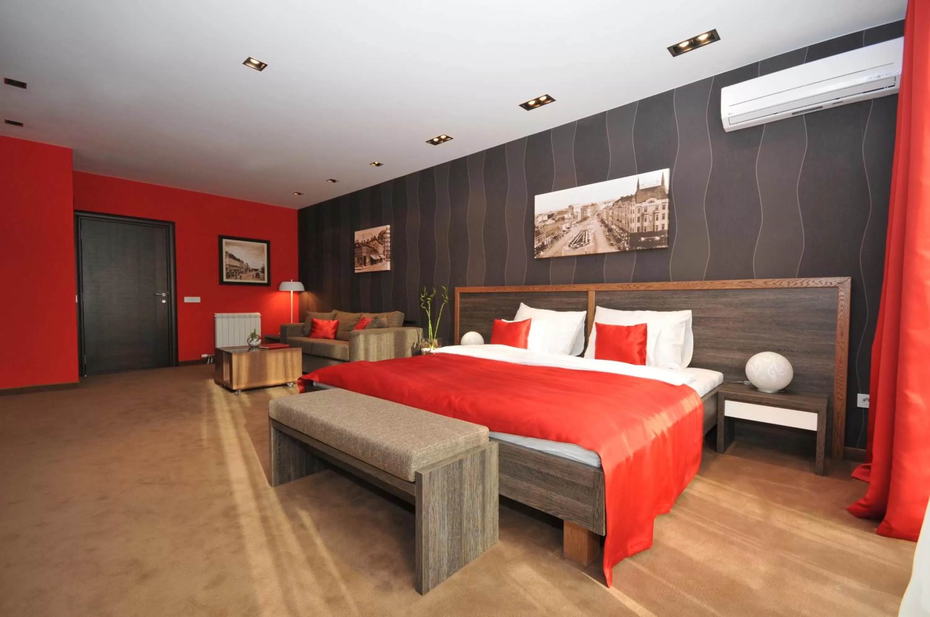 Photo of the whole room, Bed in Belgrade Boutique House