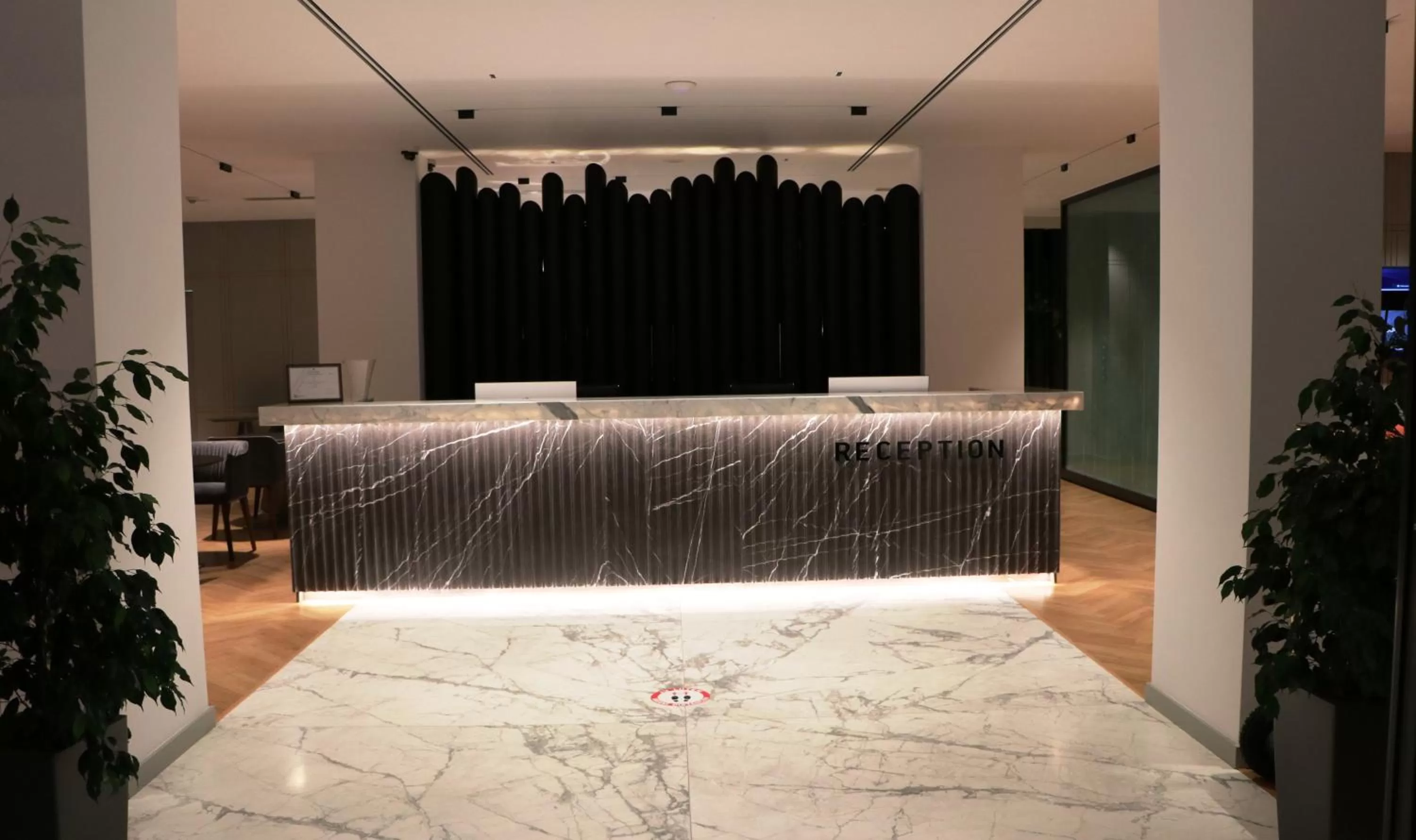 Lobby or reception, Bed in Moncafe Boutique Hotel & SPA Tirana