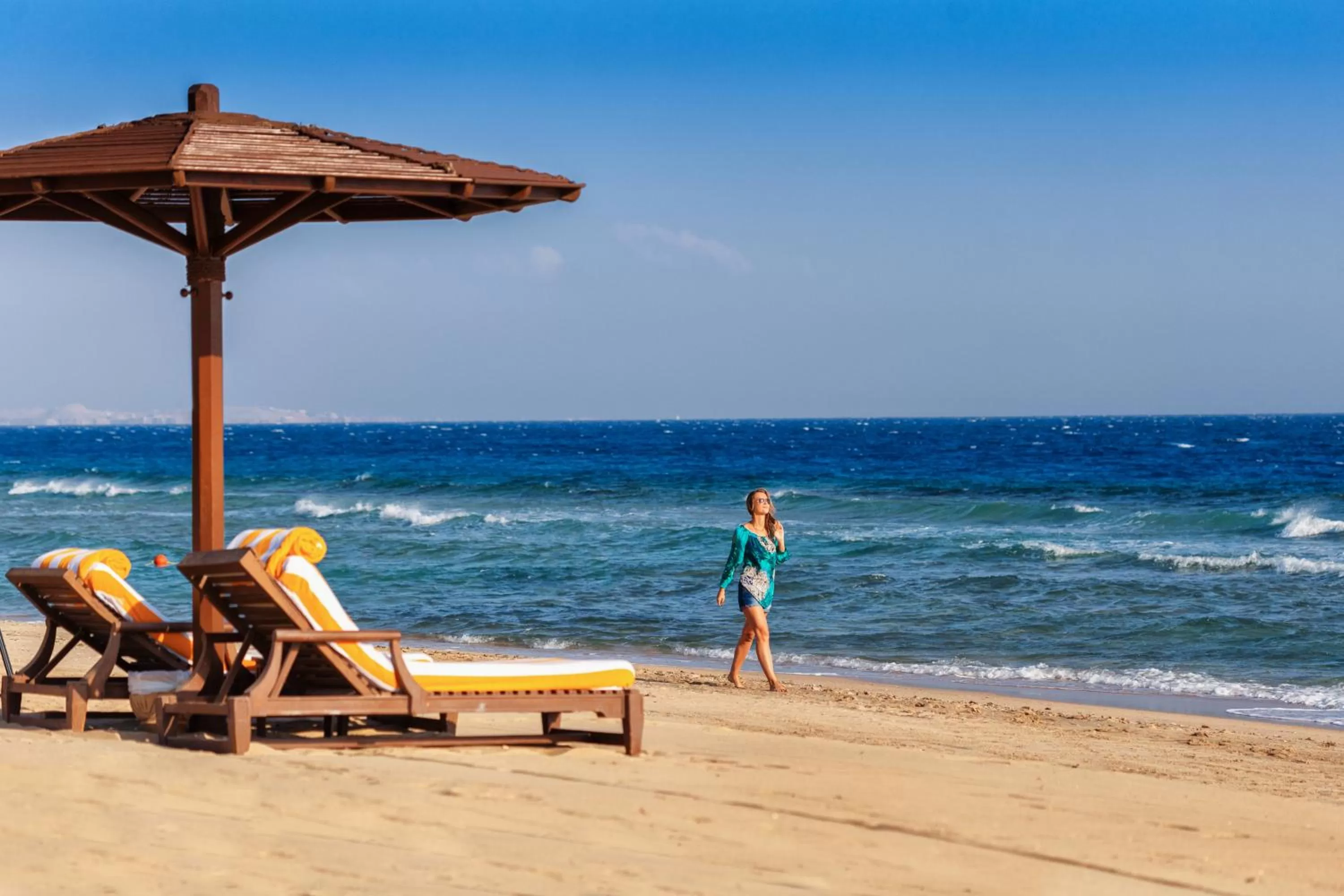 Beach in The Oberoi Beach Resort, Sahl Hasheesh
