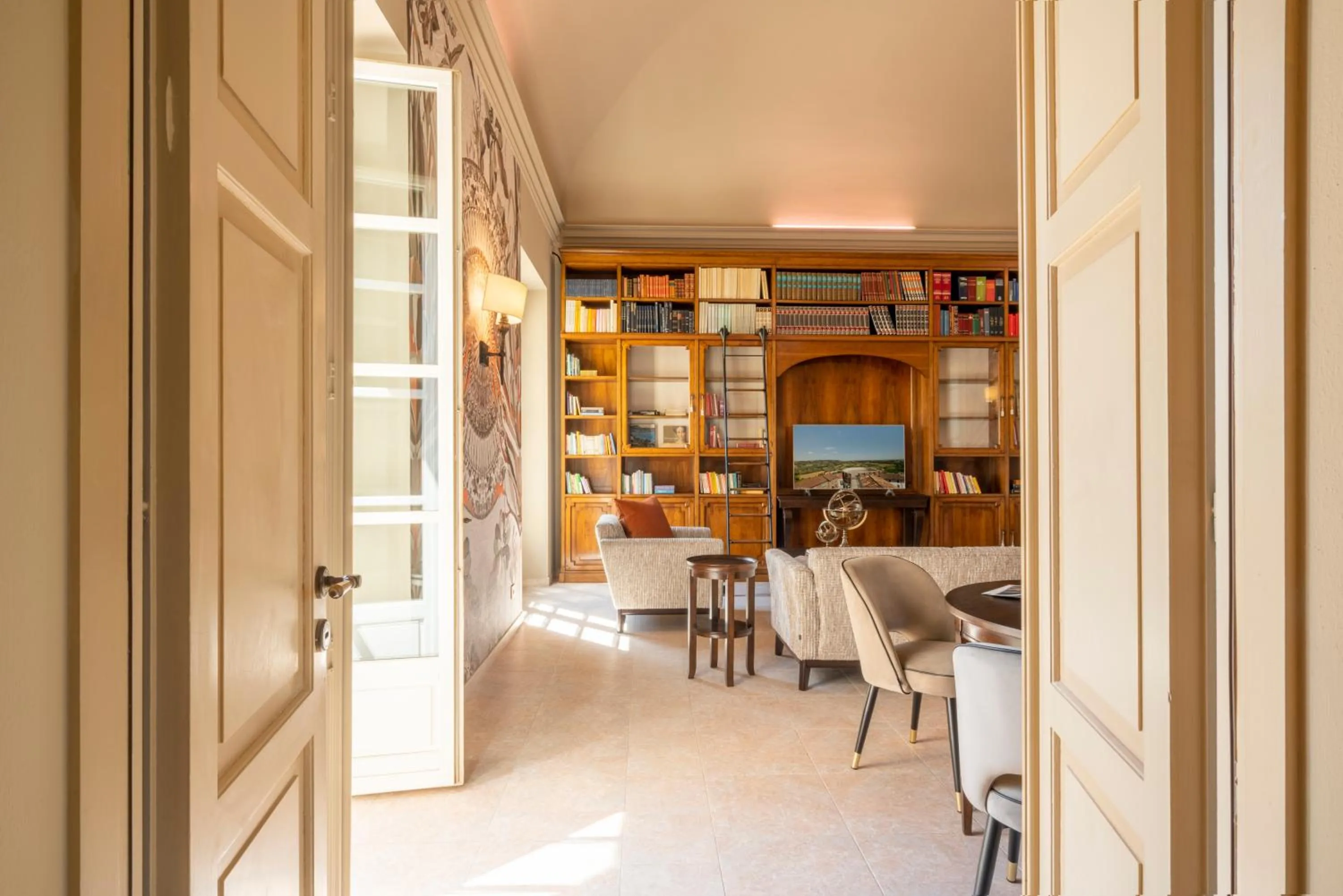 Library in Spinerola Hotel Restaurant e Spa Arborea