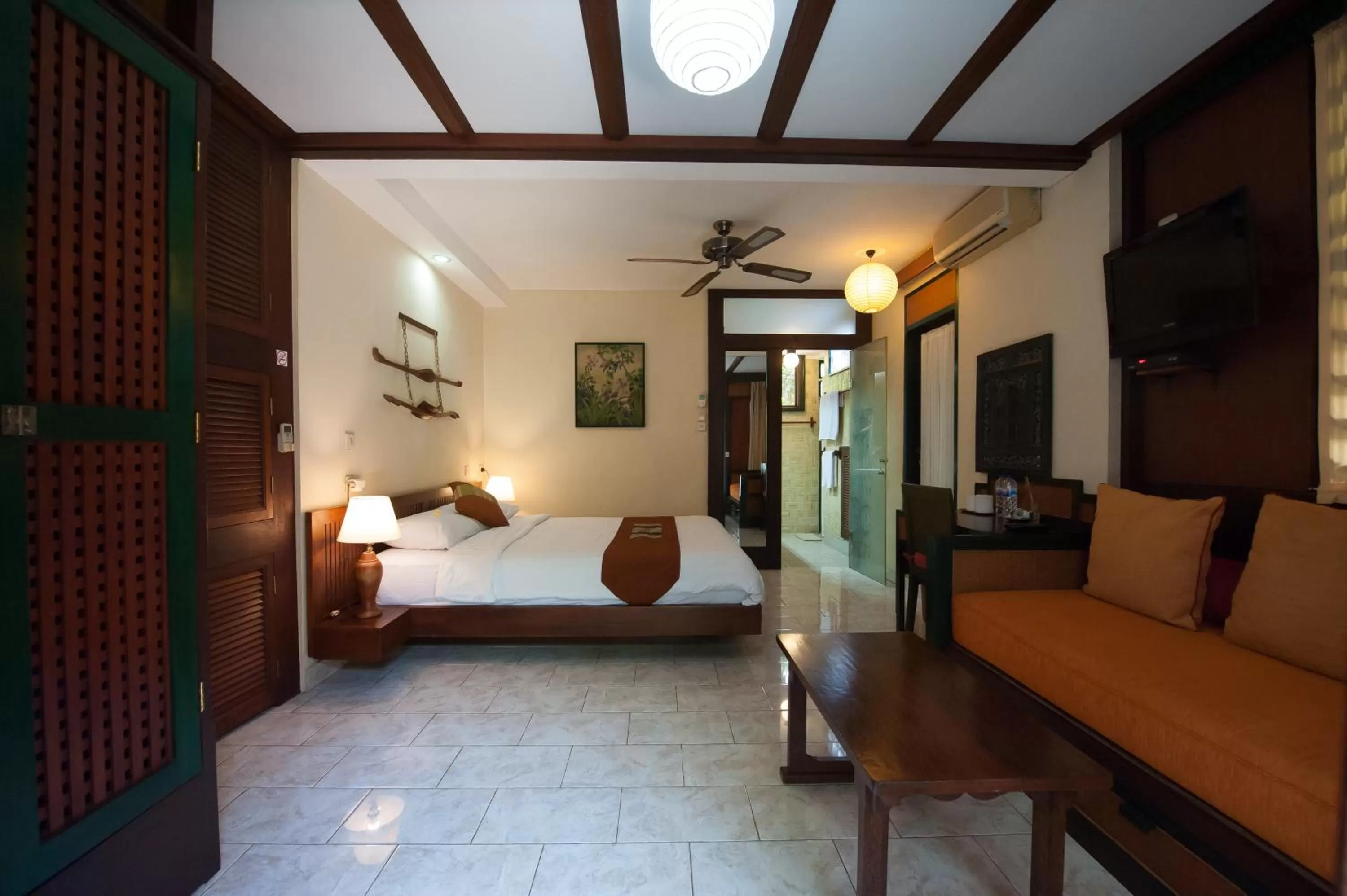 Bed in Pondok Agung Bed & Breakfast