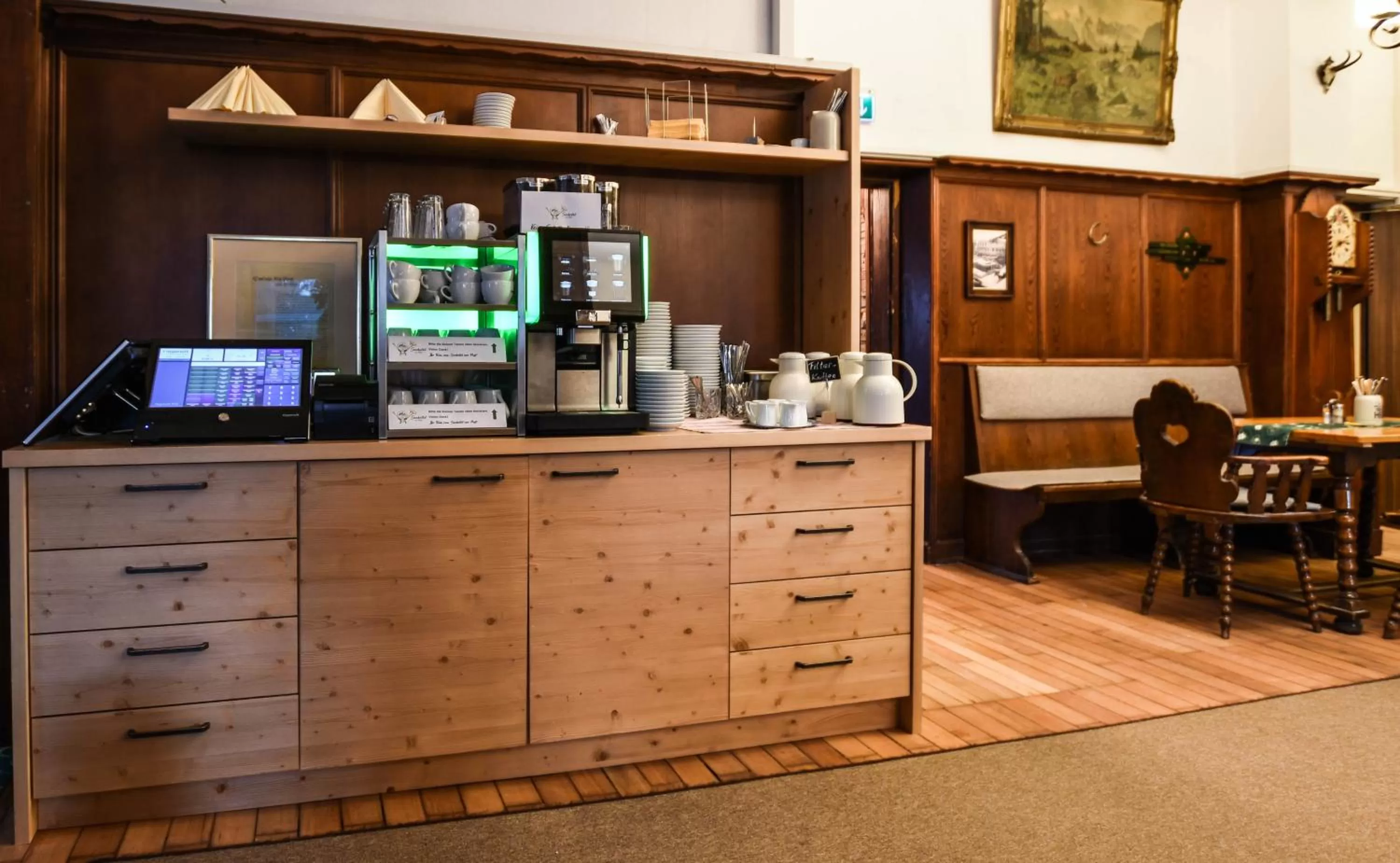 Buffet breakfast in Seehotel zur Post