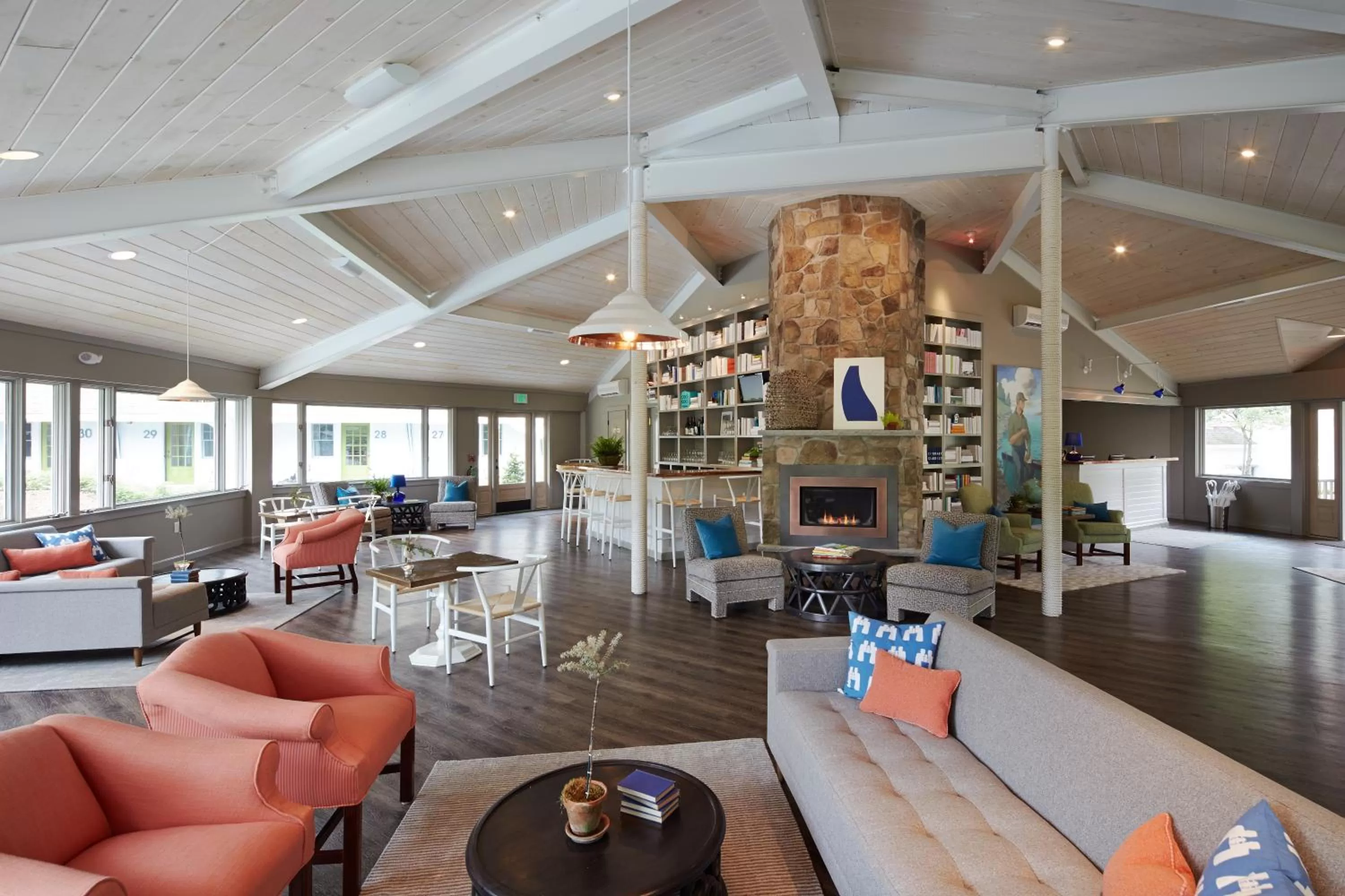 Lobby or reception in The Lodge on the Cove