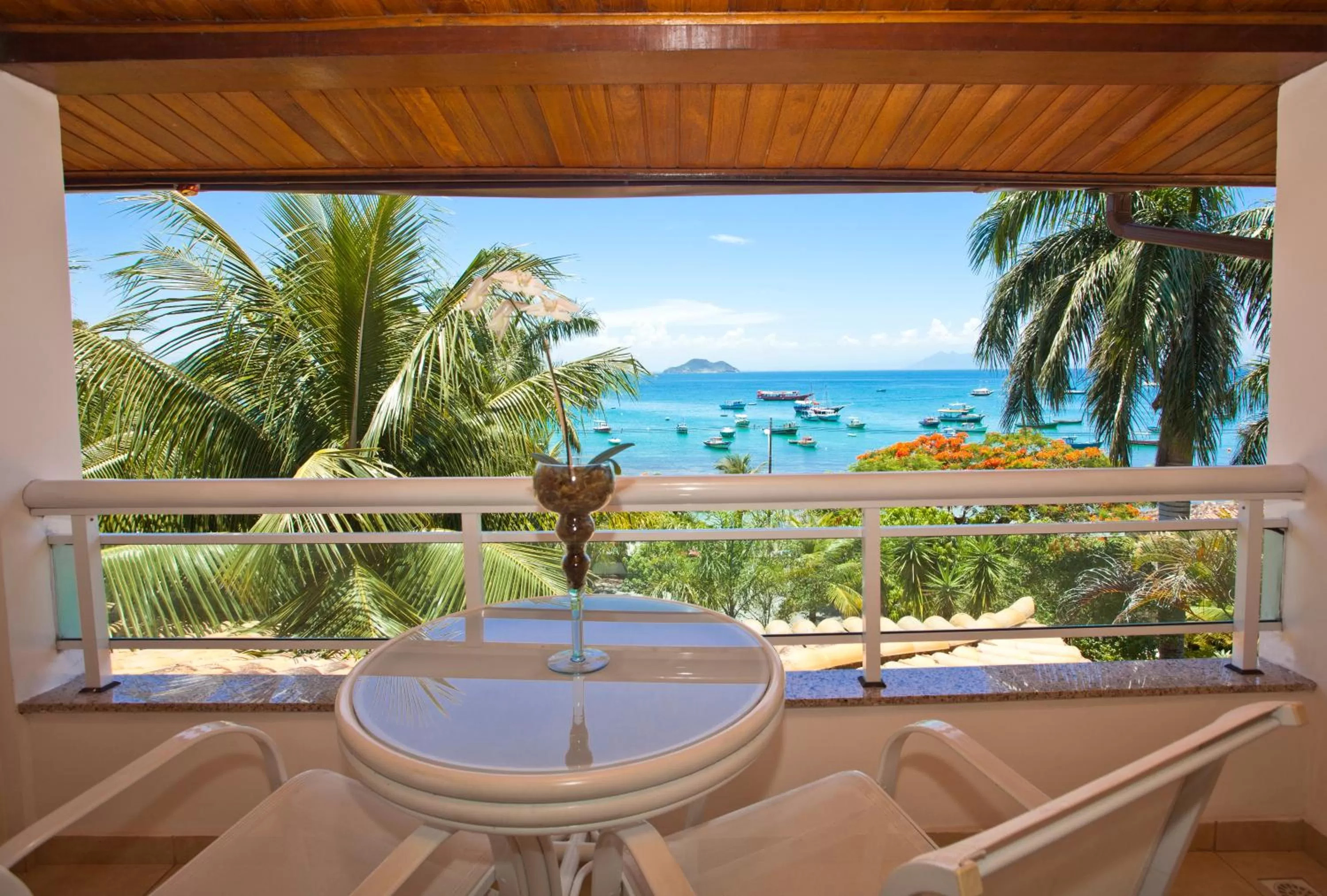 Sea view in Hotel Atlântico Búzios Convention