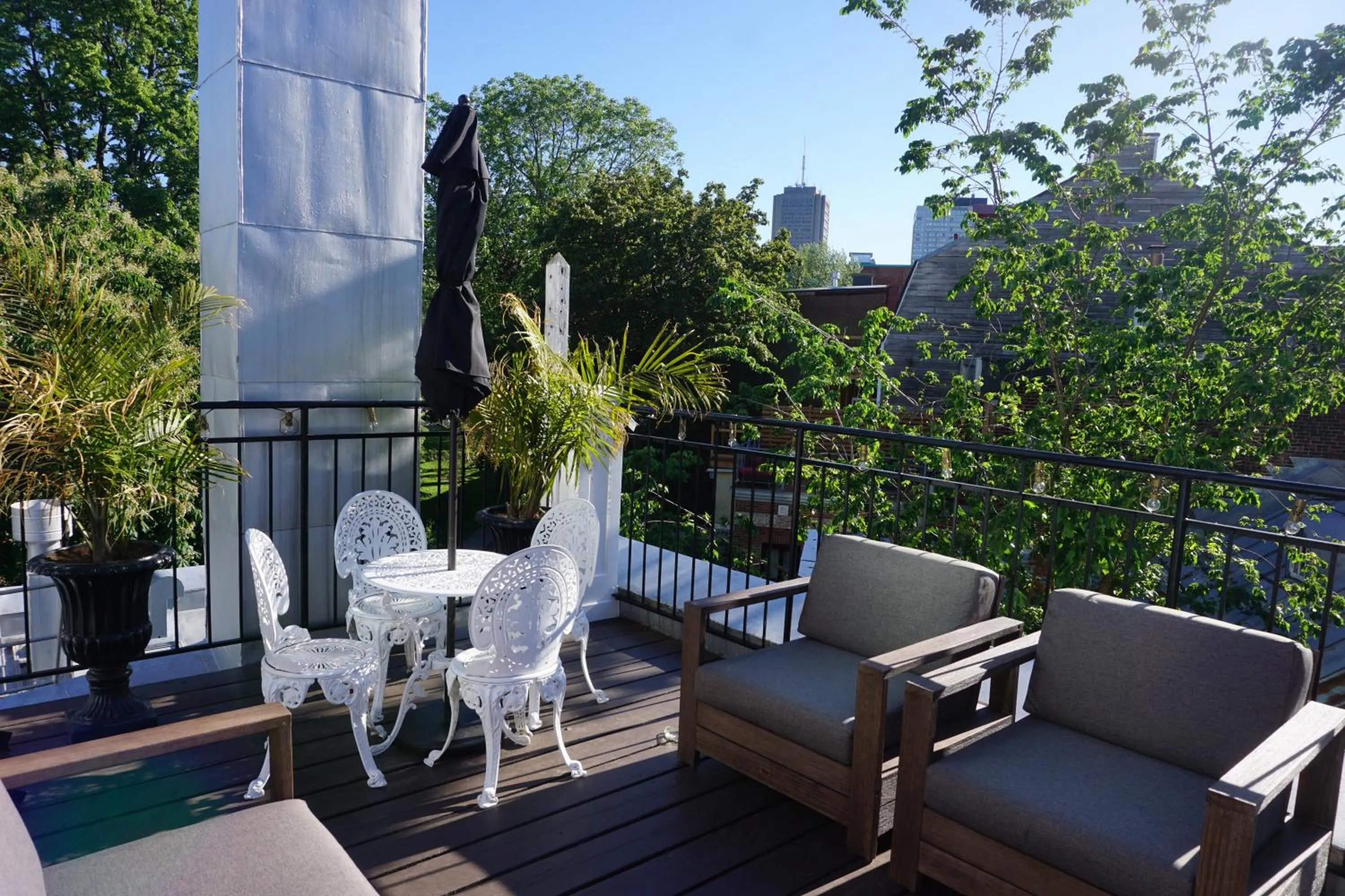 Balcony/Terrace in Hôtel Marie-Rollet