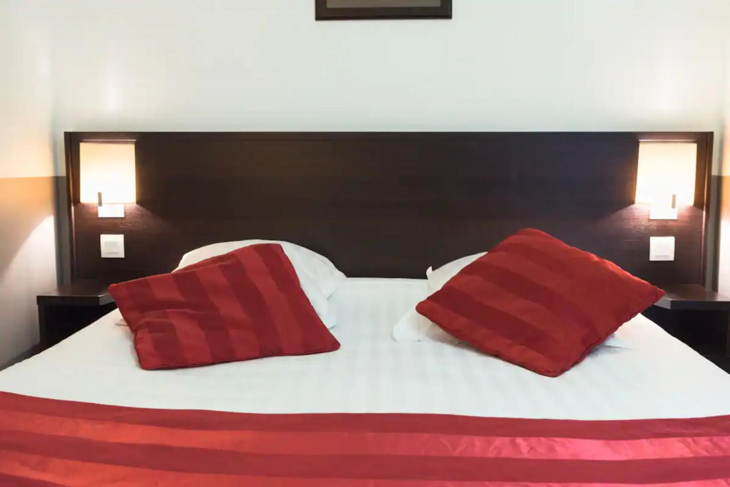 Bed in Appart'City Classic Lyon Part-Dieu