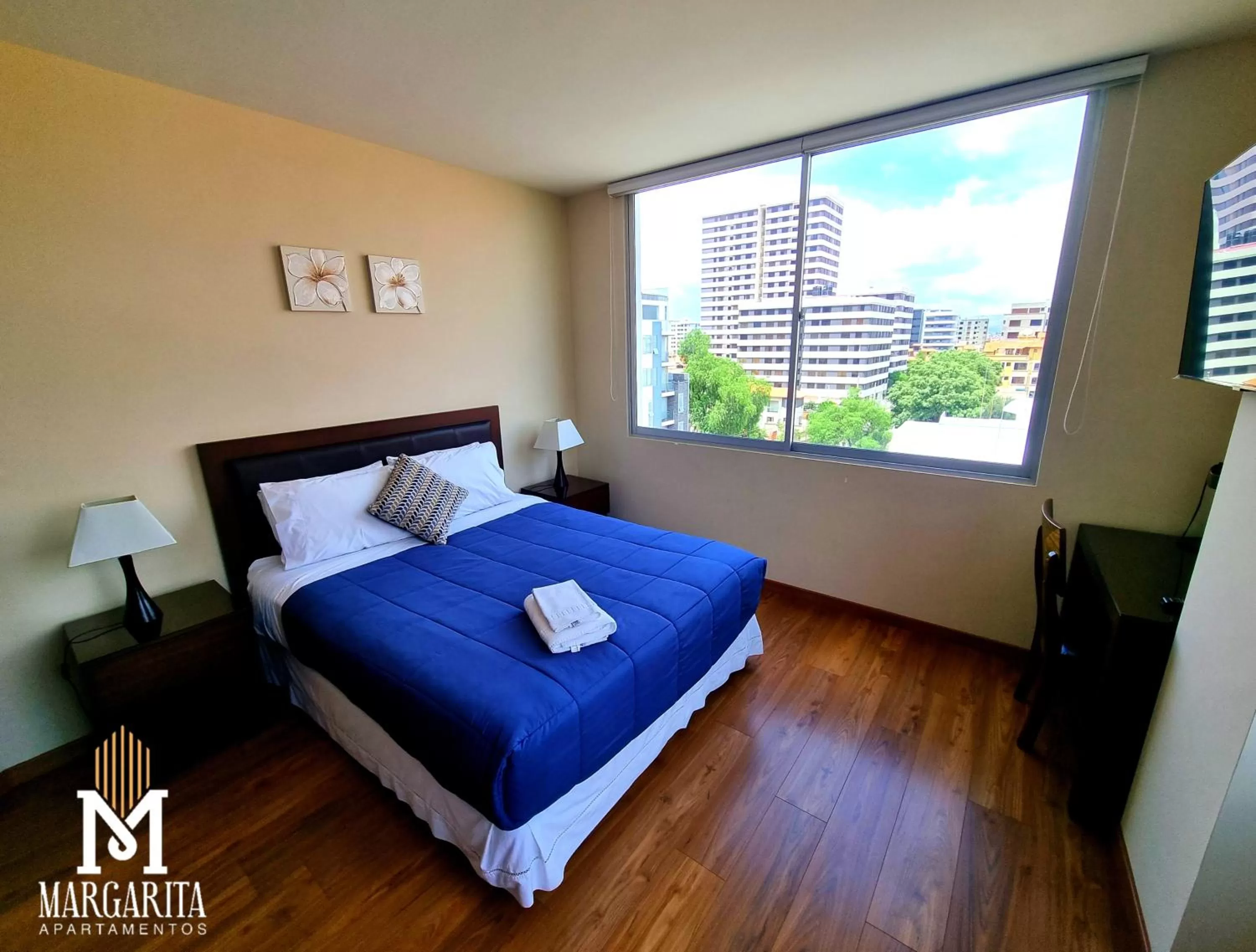 Bed in Margarita Apartamentos